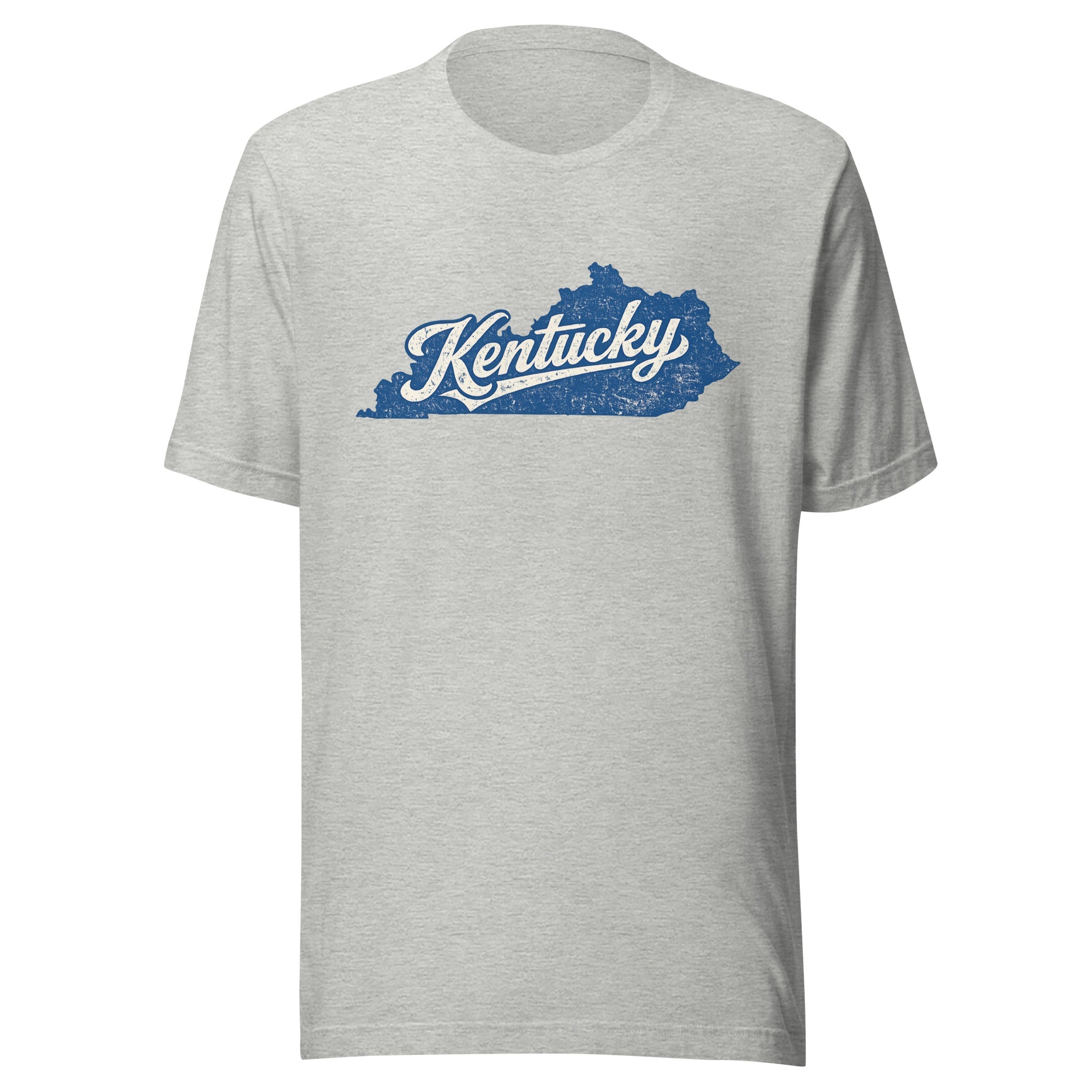 Kentucky Vintage Script State Tee | Worn White Graphic | Classic - Bluegrass Elite Apparel LLC