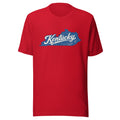 Kentucky Vintage Script State Tee | Worn White Graphic | Classic - Bluegrass Elite Apparel LLC
