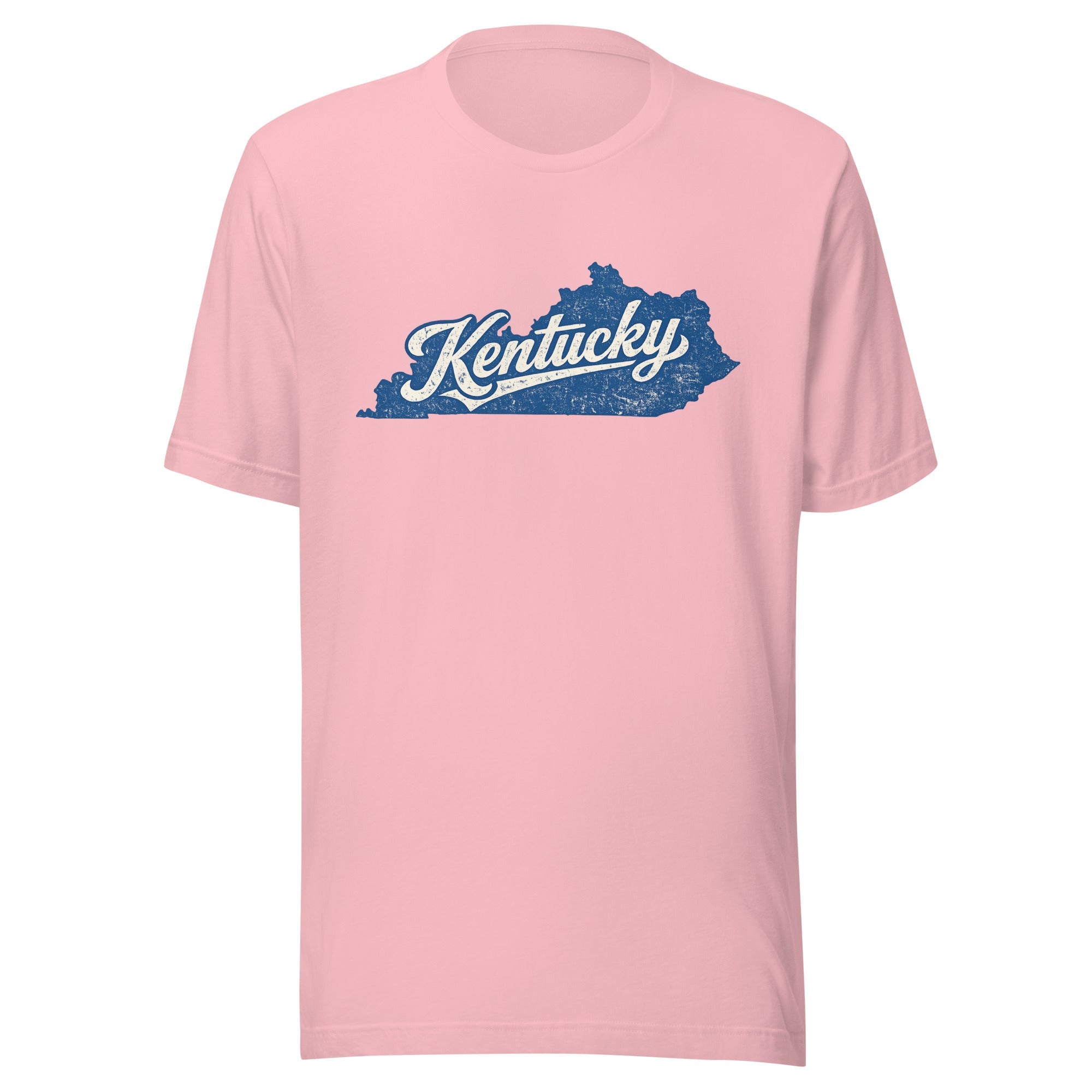Kentucky Vintage Script State Tee | Worn White Graphic | Classic - Bluegrass Elite Apparel LLC
