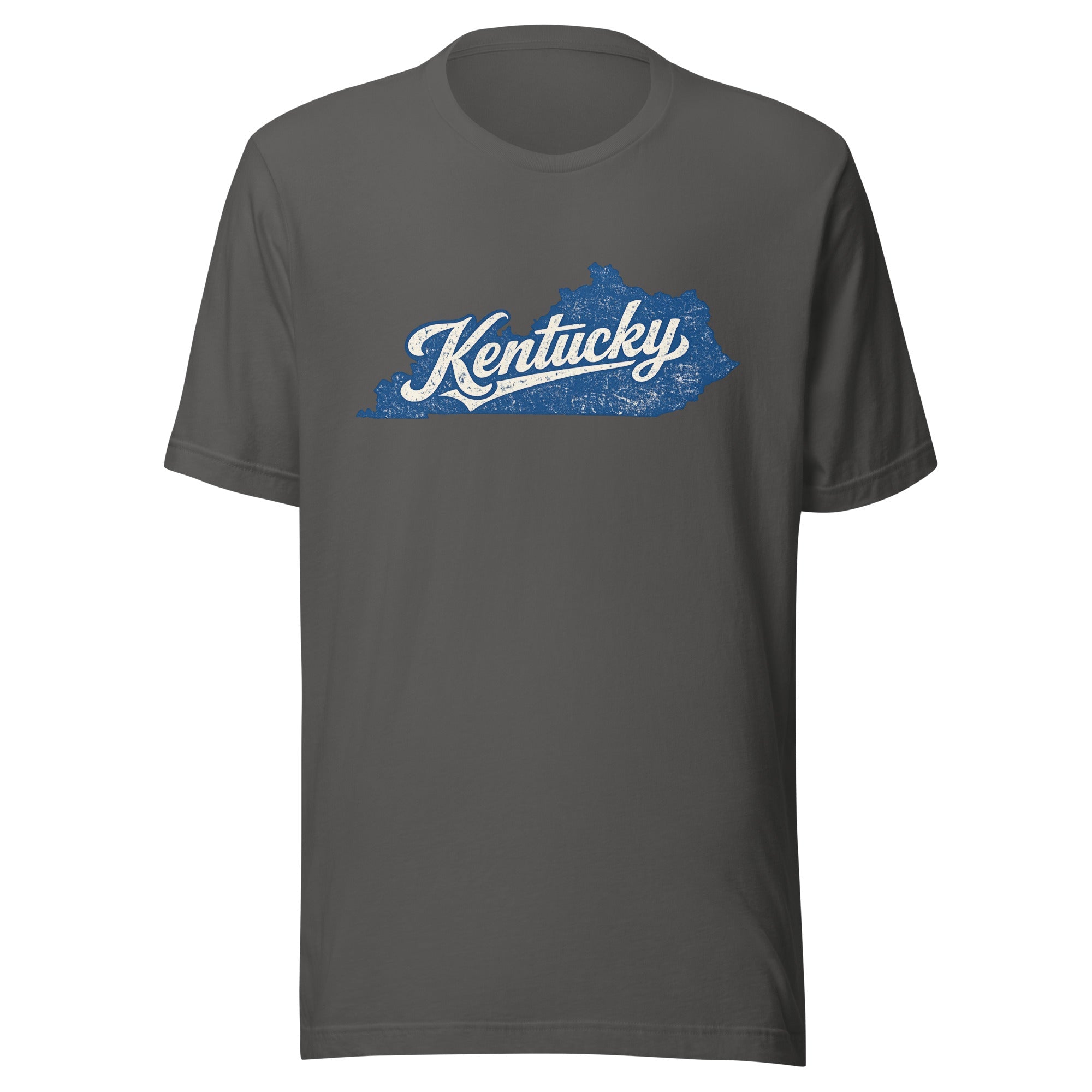 Kentucky Vintage Script State Tee | Worn White Graphic | Classic - Bluegrass Elite Apparel LLC