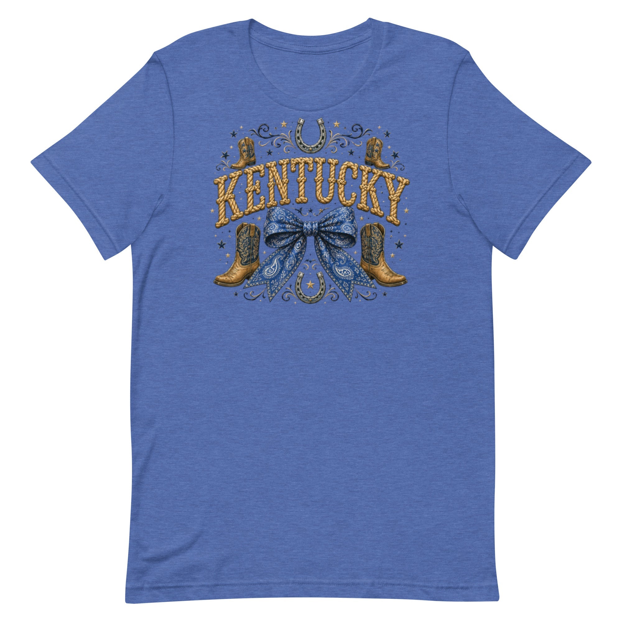 Kentucky Western Bow Tee | Rope Letter Design | Classic - Bluegrass Elite Apparel LLC