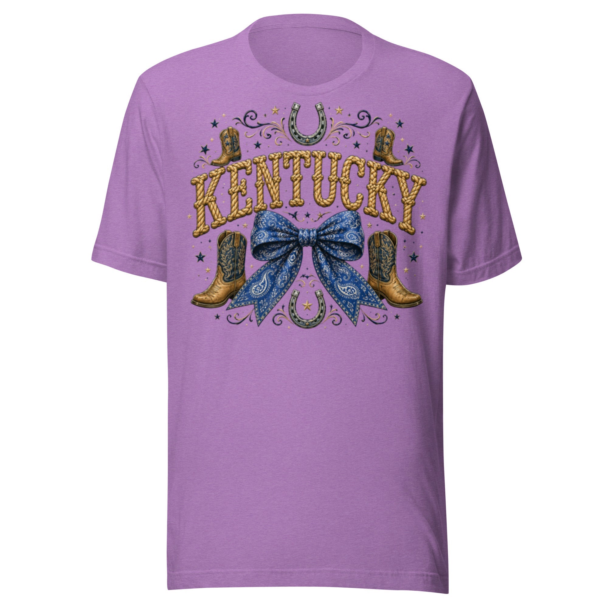 Kentucky Western Bow Tee | Rope Letter Design | Classic - Bluegrass Elite Apparel LLC