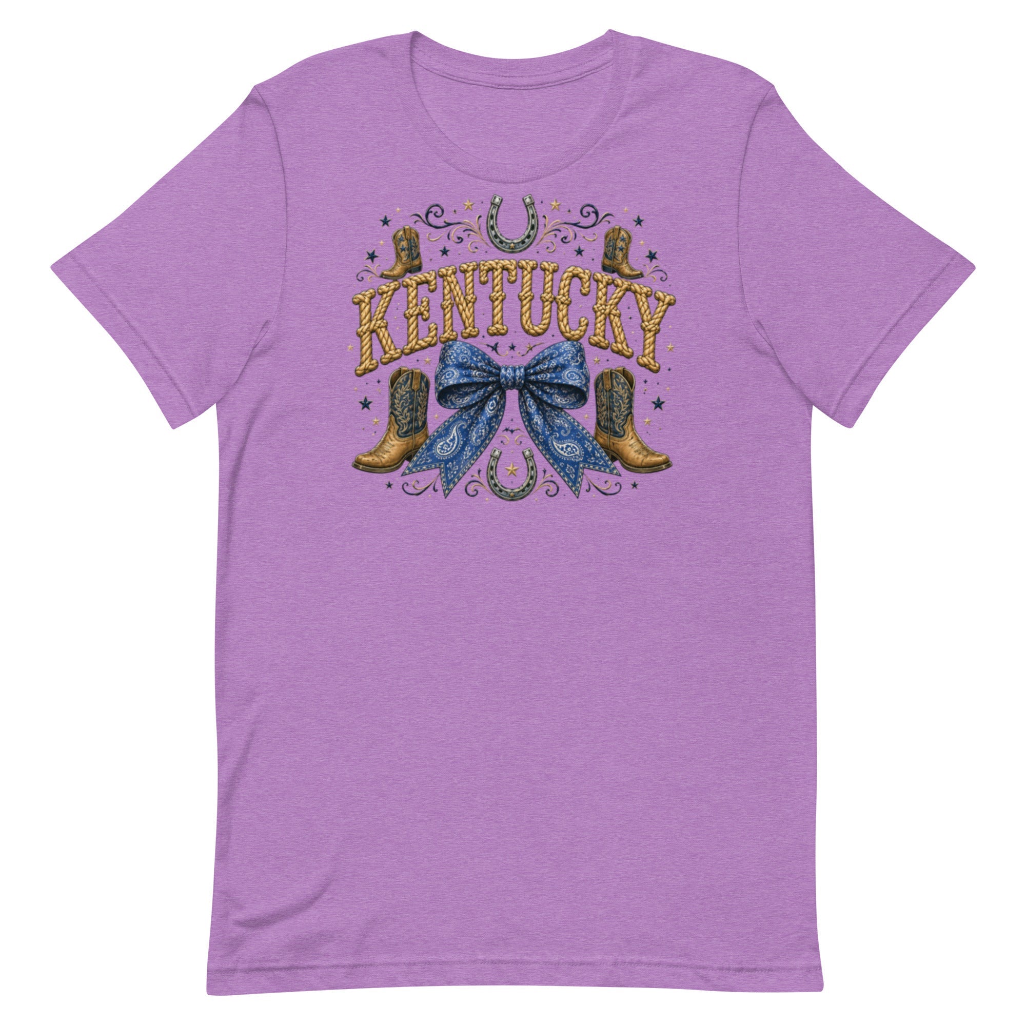 Kentucky Western Bow Tee | Rope Letter Design | Classic - Bluegrass Elite Apparel LLC