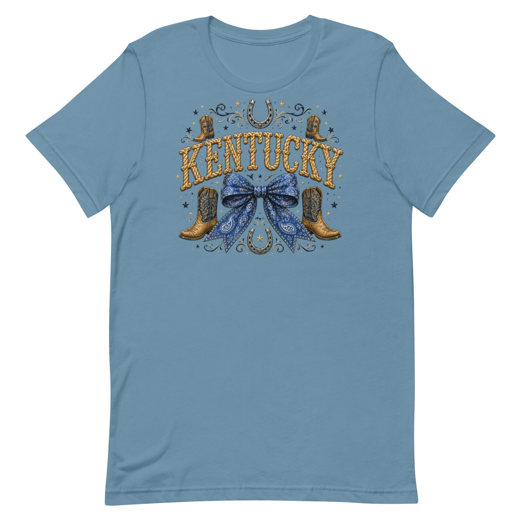 Kentucky Western Bow Tee | Rope Letter Design | Classic - Bluegrass Elite Apparel LLC