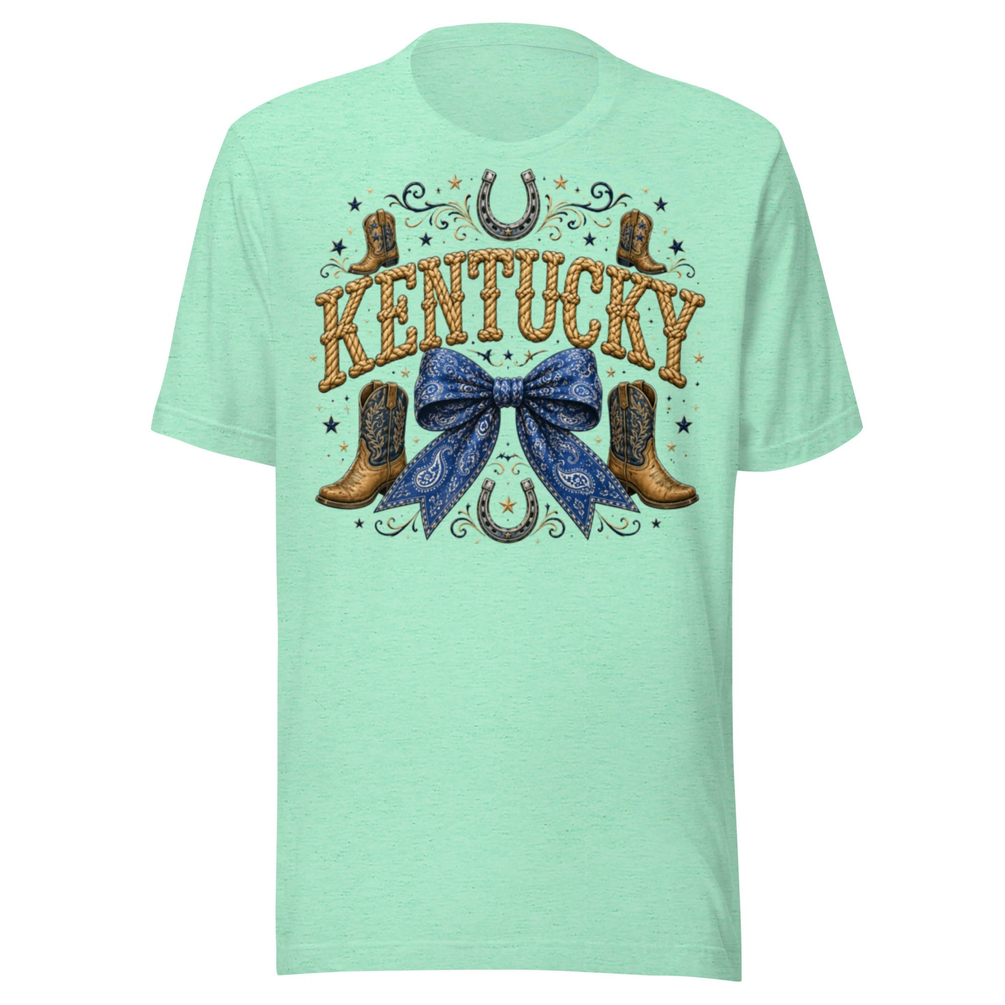 Kentucky Western Bow Tee | Rope Letter Design | Classic - Bluegrass Elite Apparel LLC
