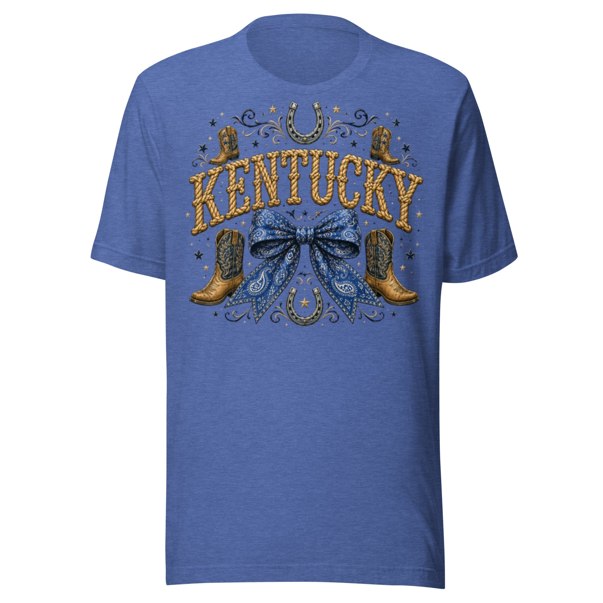 Kentucky Western Bow Tee | Rope Letter Design | Classic - Bluegrass Elite Apparel LLC