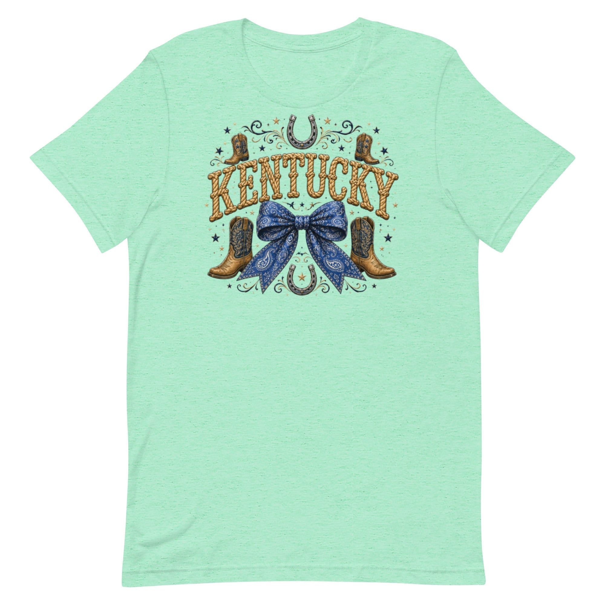 Kentucky Western Bow Tee | Rope Letter Design | Classic - Bluegrass Elite Apparel LLC