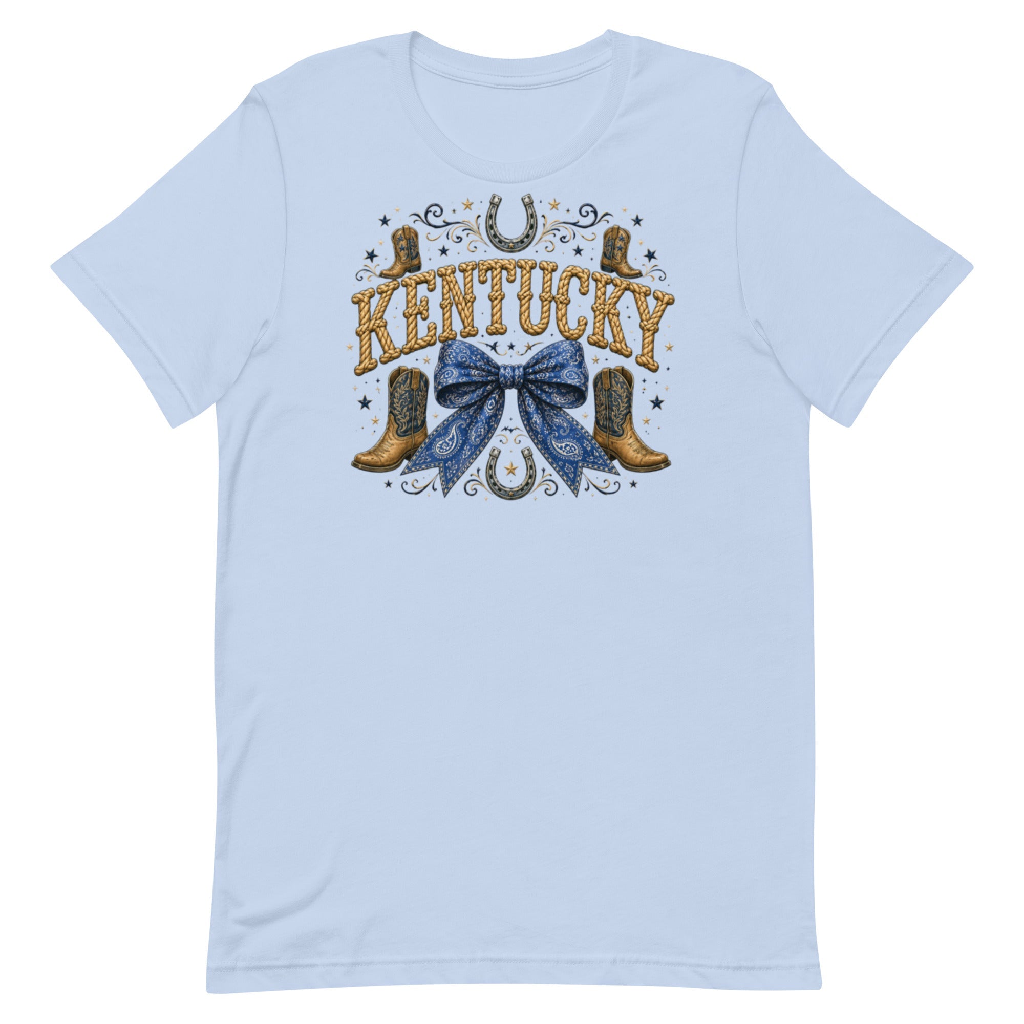 Kentucky Western Bow Tee | Rope Letter Design | Classic - Bluegrass Elite Apparel LLC