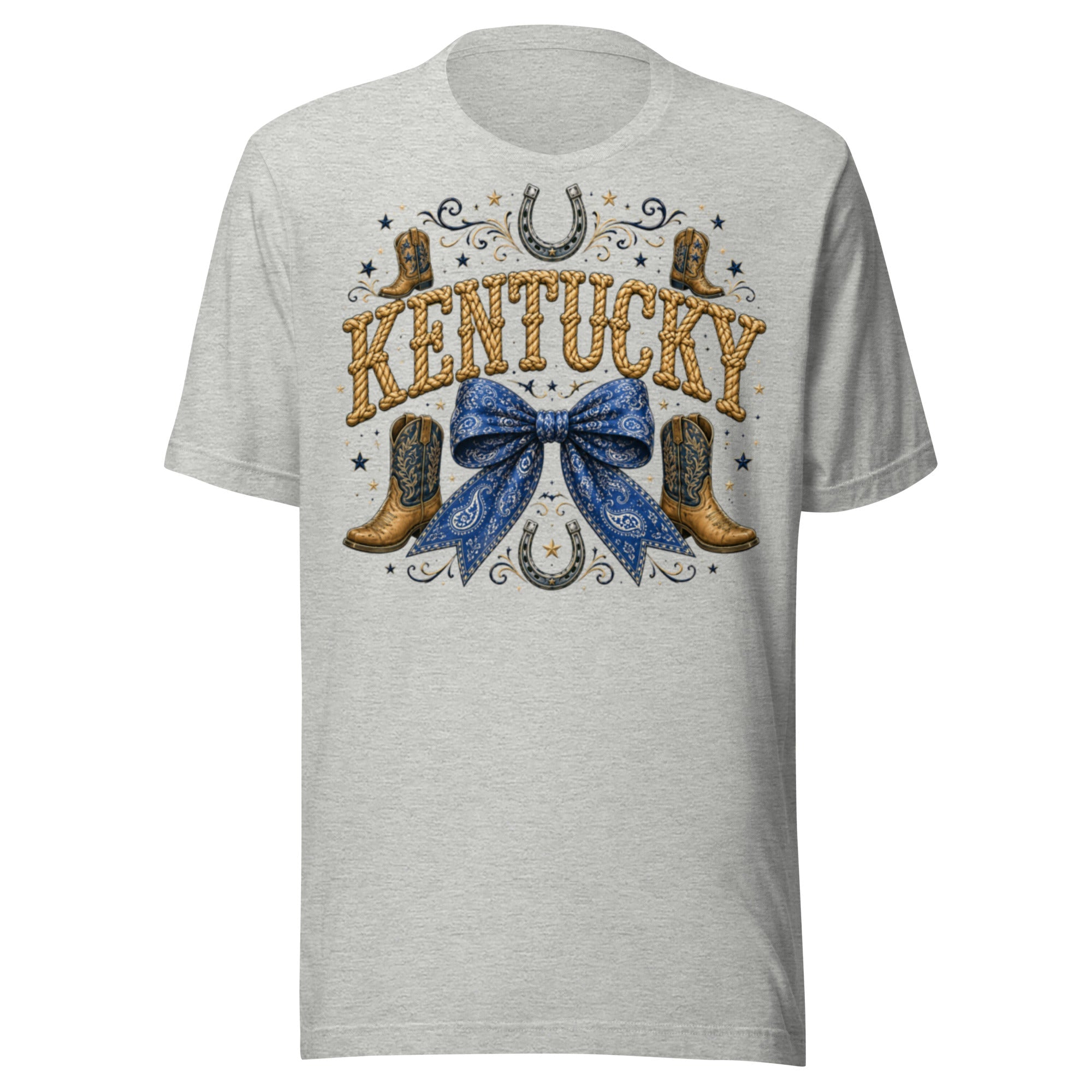 Kentucky Western Bow Tee | Rope Letter Design | Classic - Bluegrass Elite Apparel LLC