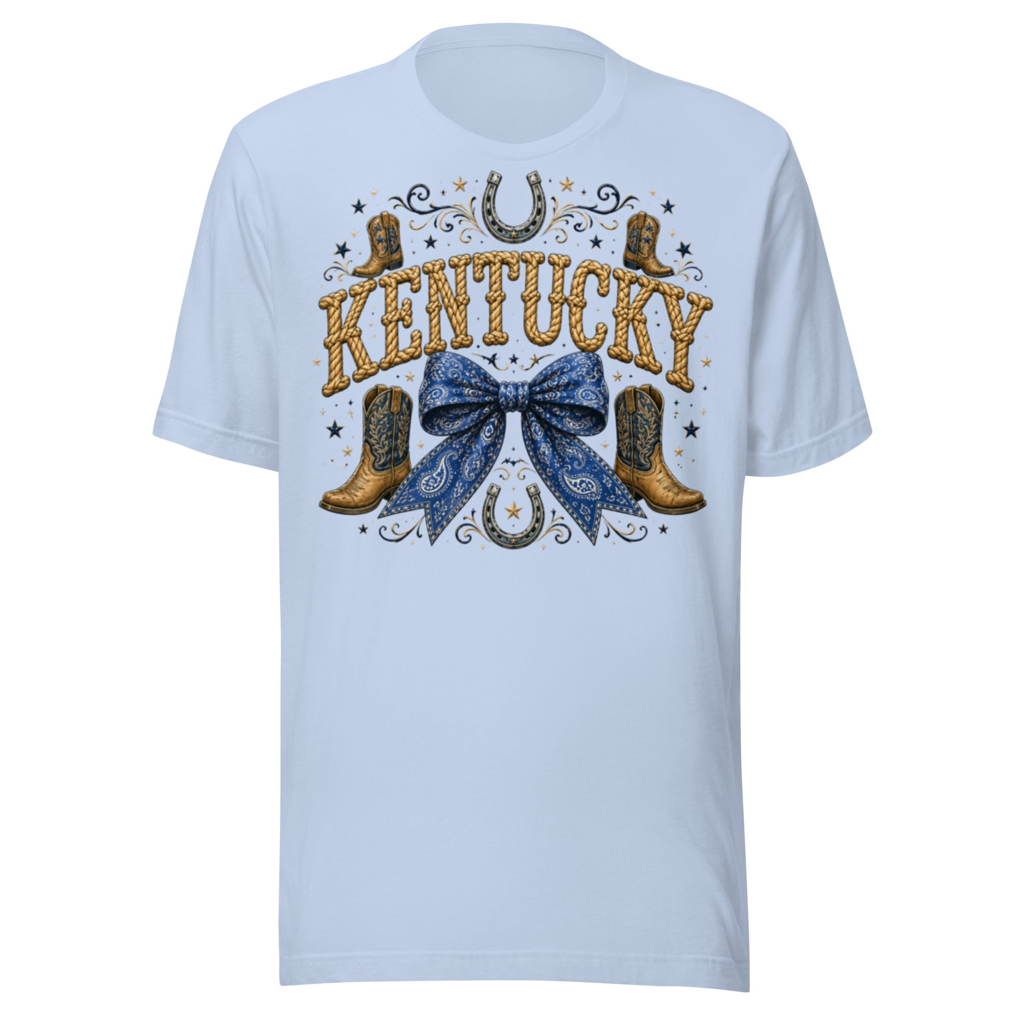 Kentucky Western Bow Tee | Rope Letter Design | Classic - Bluegrass Elite Apparel LLC