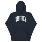 Kentucky White Arch Hoodie | Vintage Athletic Design - Bluegrass Elite Apparel LLC