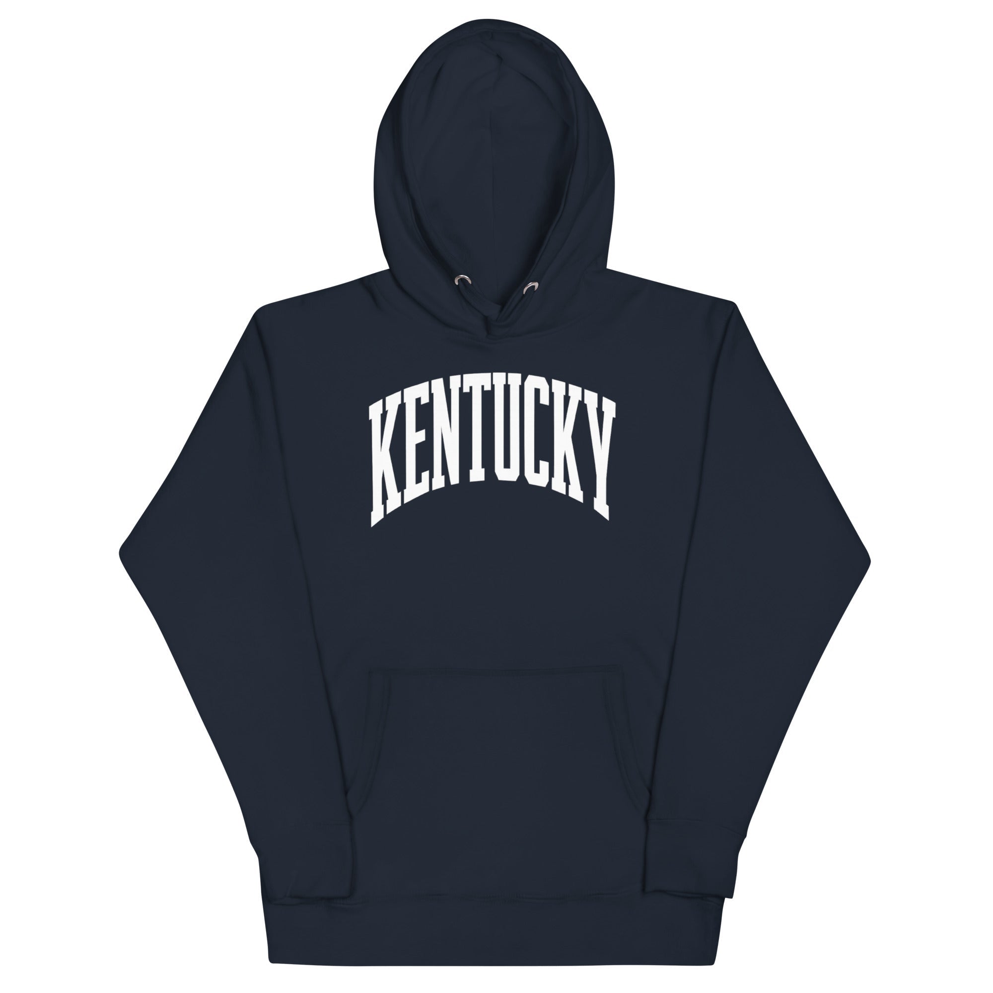 Kentucky White Arch Hoodie | Vintage Athletic Design - Bluegrass Elite Apparel LLC