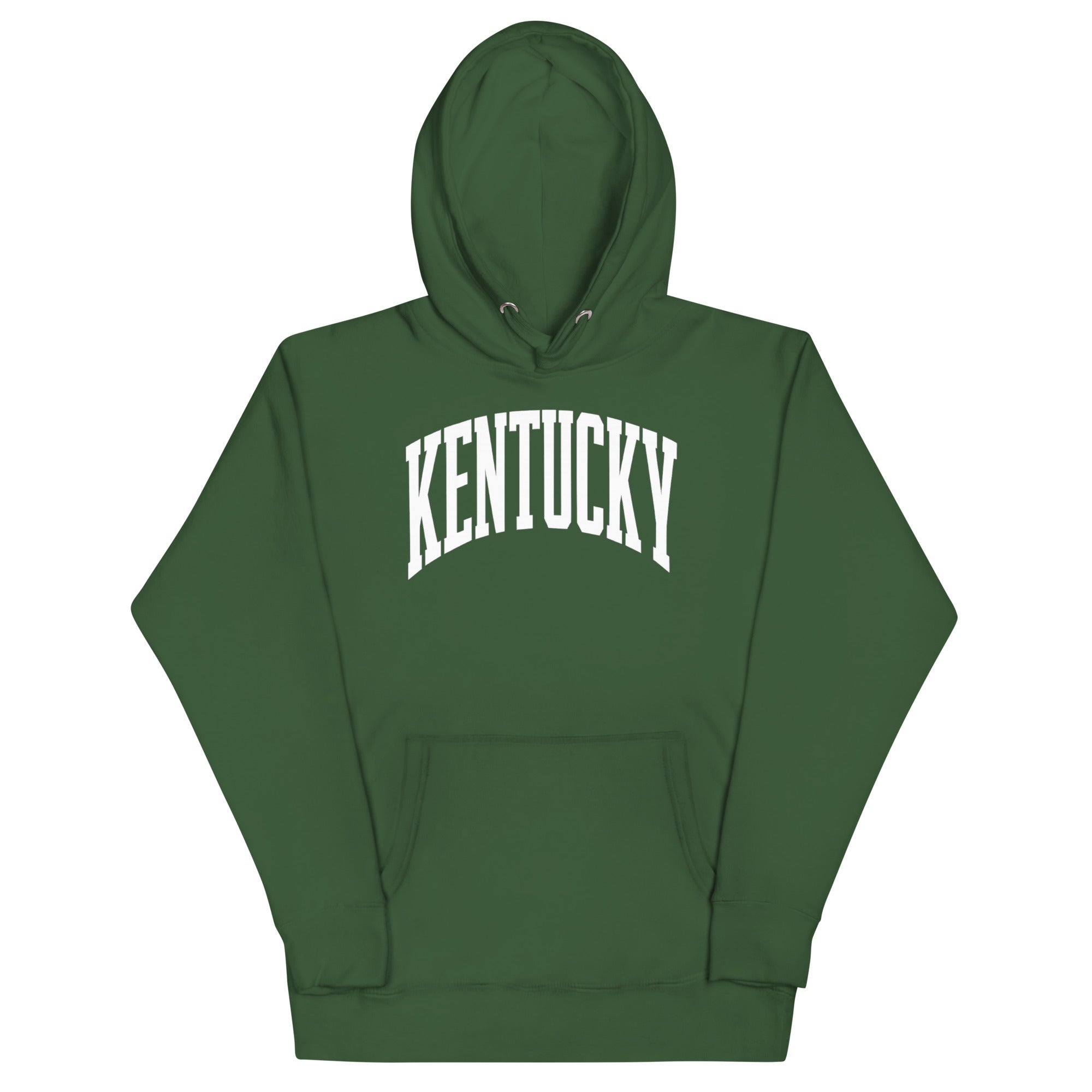 Kentucky White Arch Hoodie | Vintage Athletic Design - Bluegrass Elite Apparel LLC