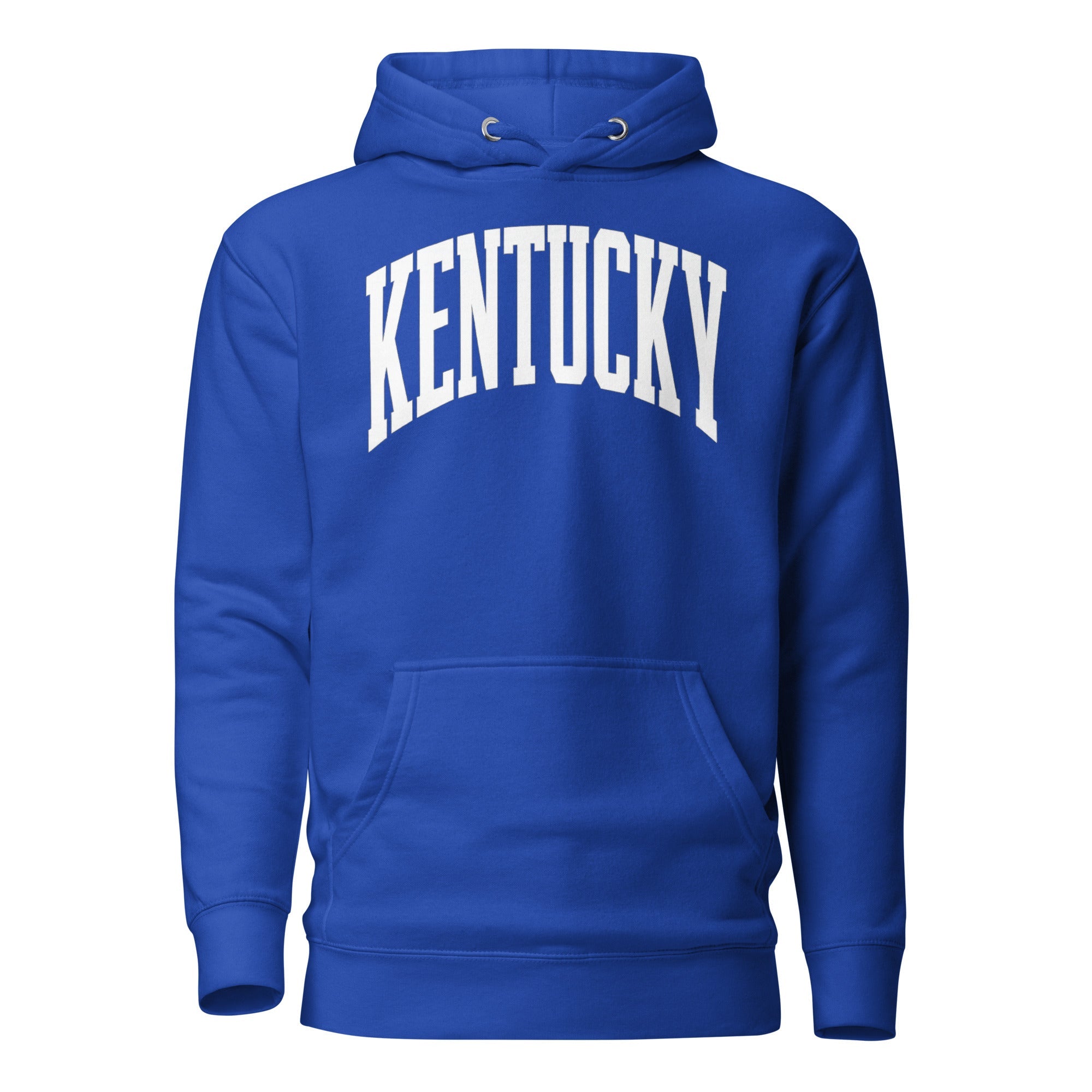 Kentucky White Arch Hoodie | Vintage Athletic Design - Bluegrass Elite Apparel LLC