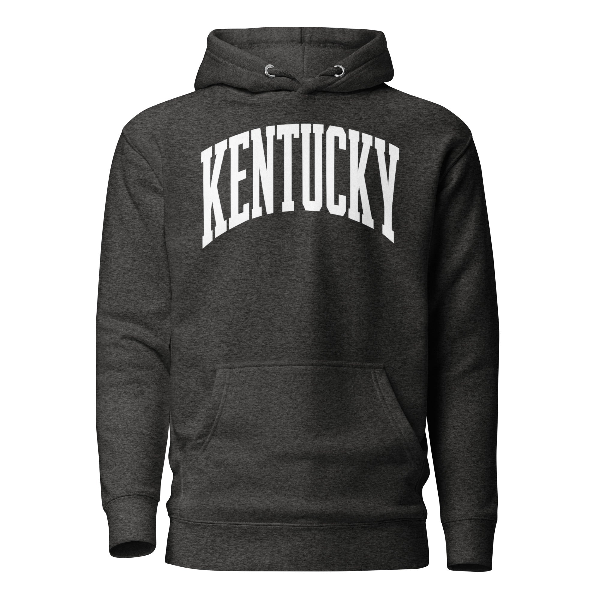 Kentucky White Arch Hoodie | Vintage Athletic Design - Bluegrass Elite Apparel LLC