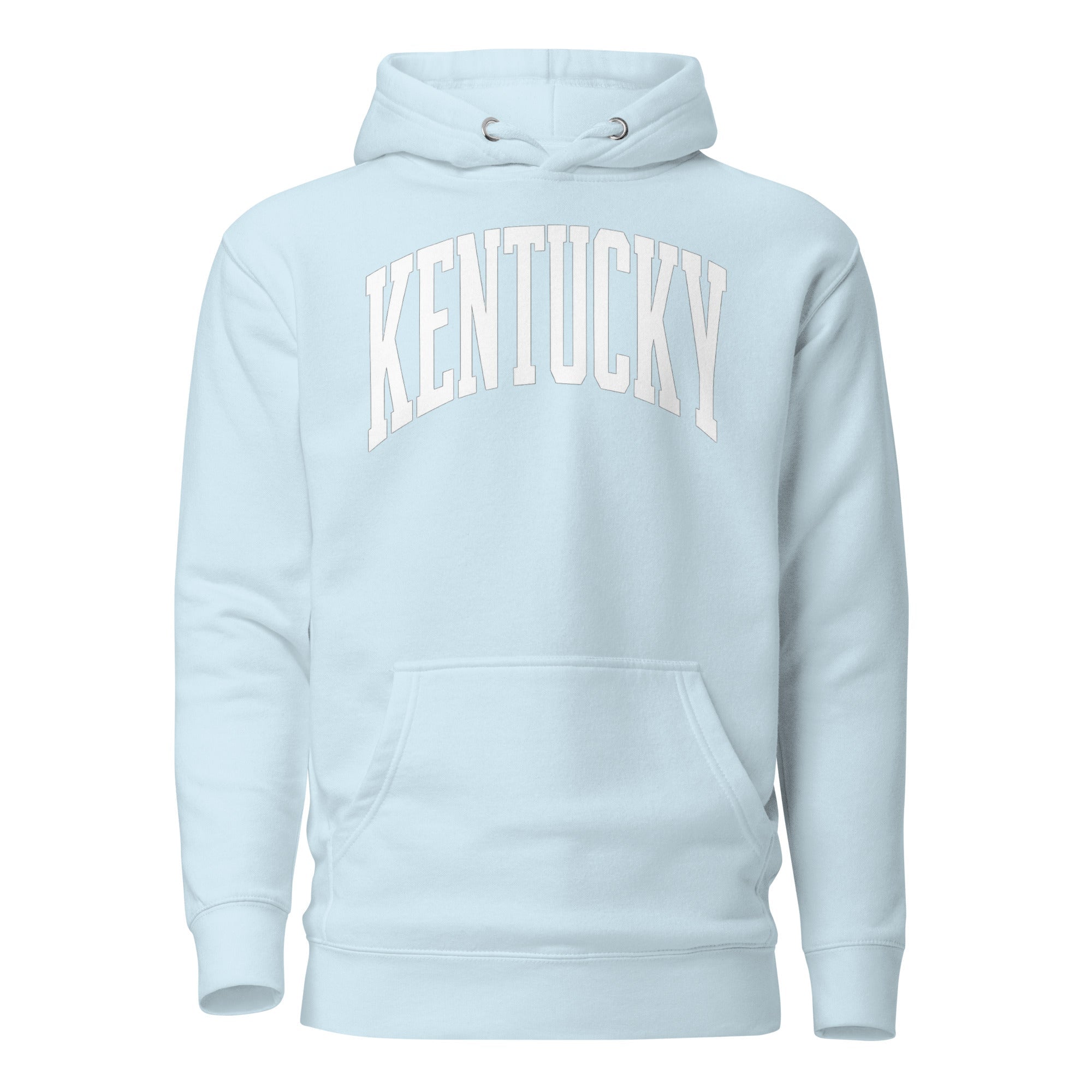 Kentucky White Arch Hoodie | Vintage Athletic Design - Bluegrass Elite Apparel LLC