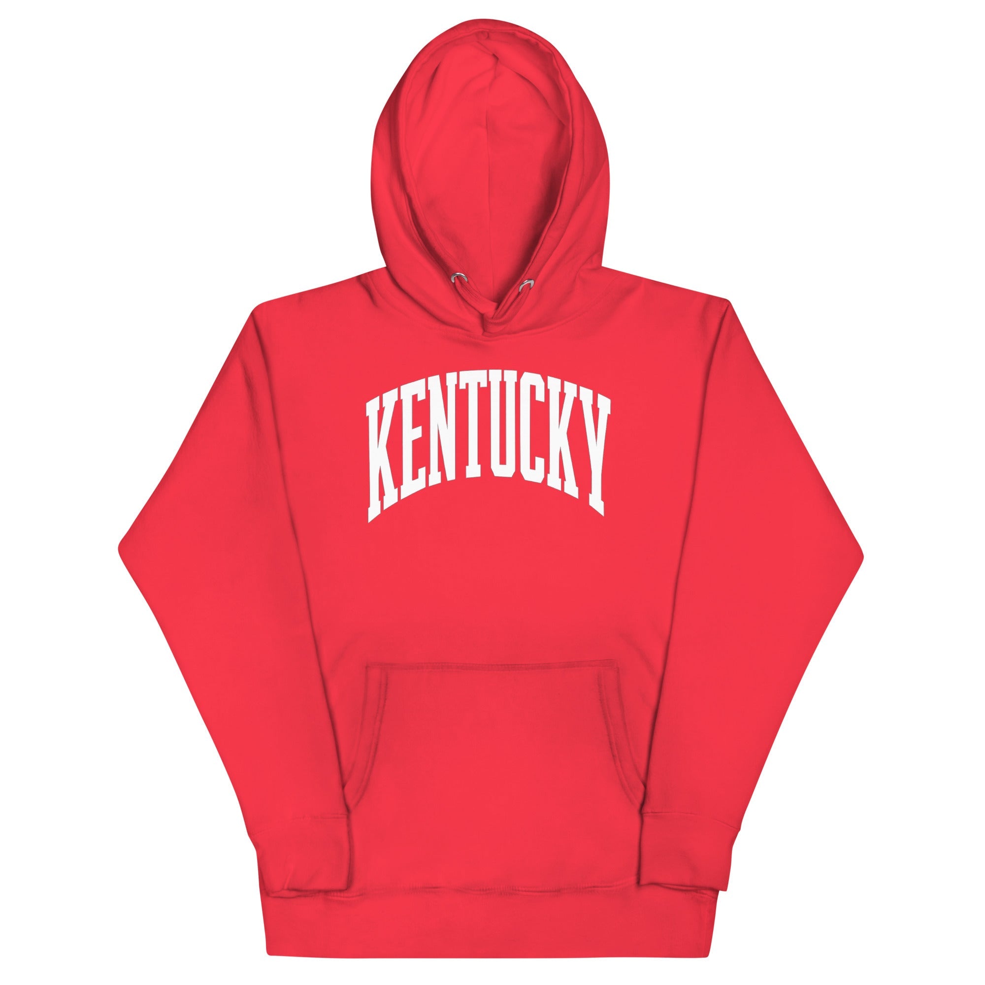 Kentucky White Arch Hoodie | Vintage Athletic Design - Bluegrass Elite Apparel LLC