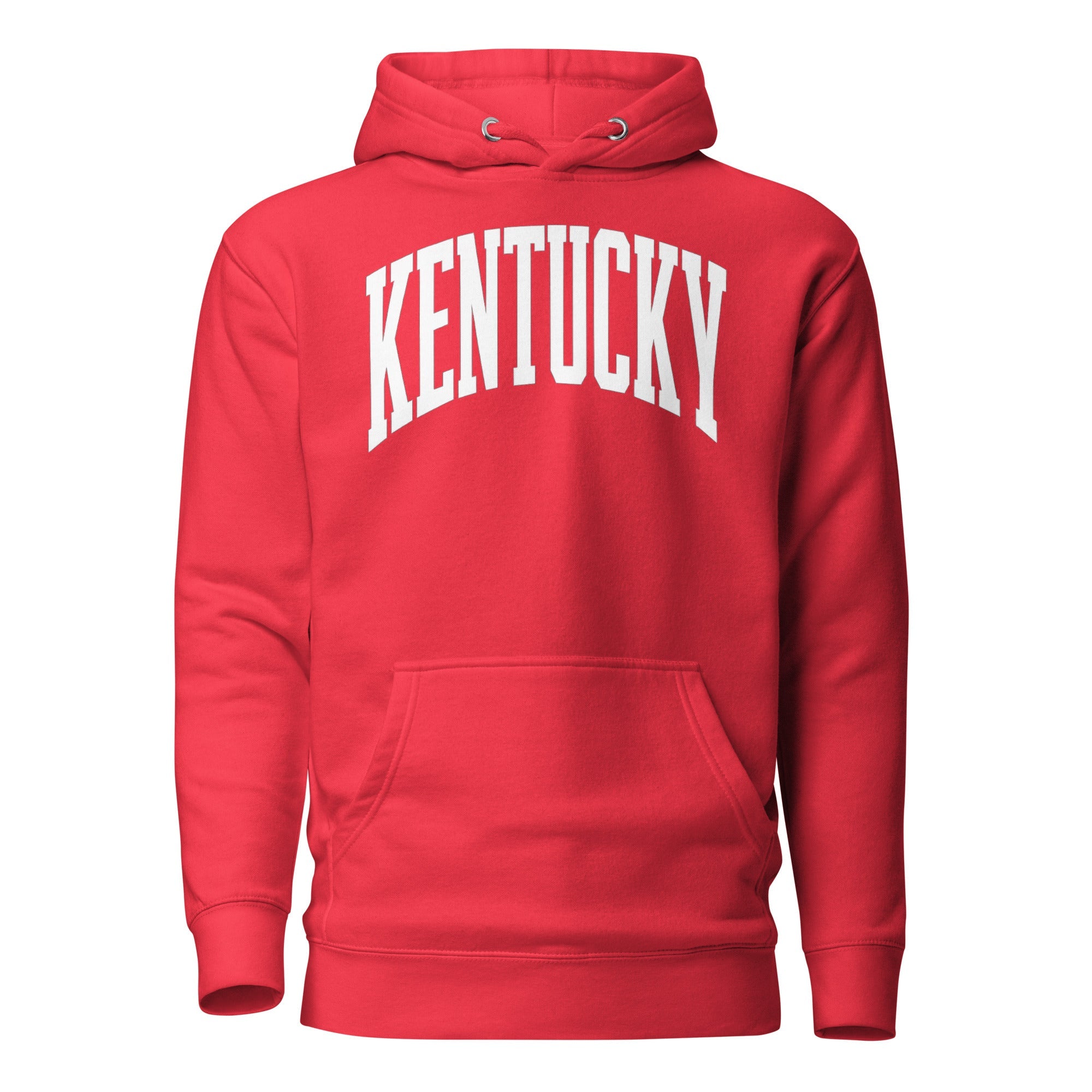 Kentucky White Arch Hoodie | Vintage Athletic Design - Bluegrass Elite Apparel LLC