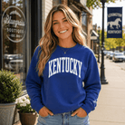 Kentucky White Arch Sweatshirt | Vintage Athletic Design - Bluegrass Elite Apparel LLC