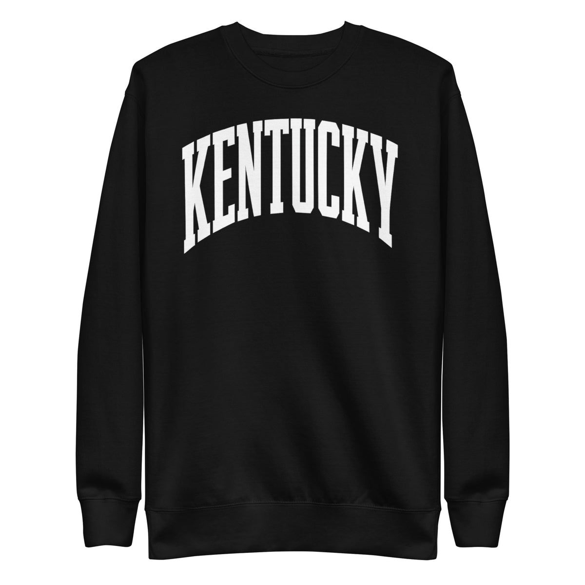 Kentucky White Arch Sweatshirt | Vintage Athletic Design - Bluegrass Elite Apparel LLC