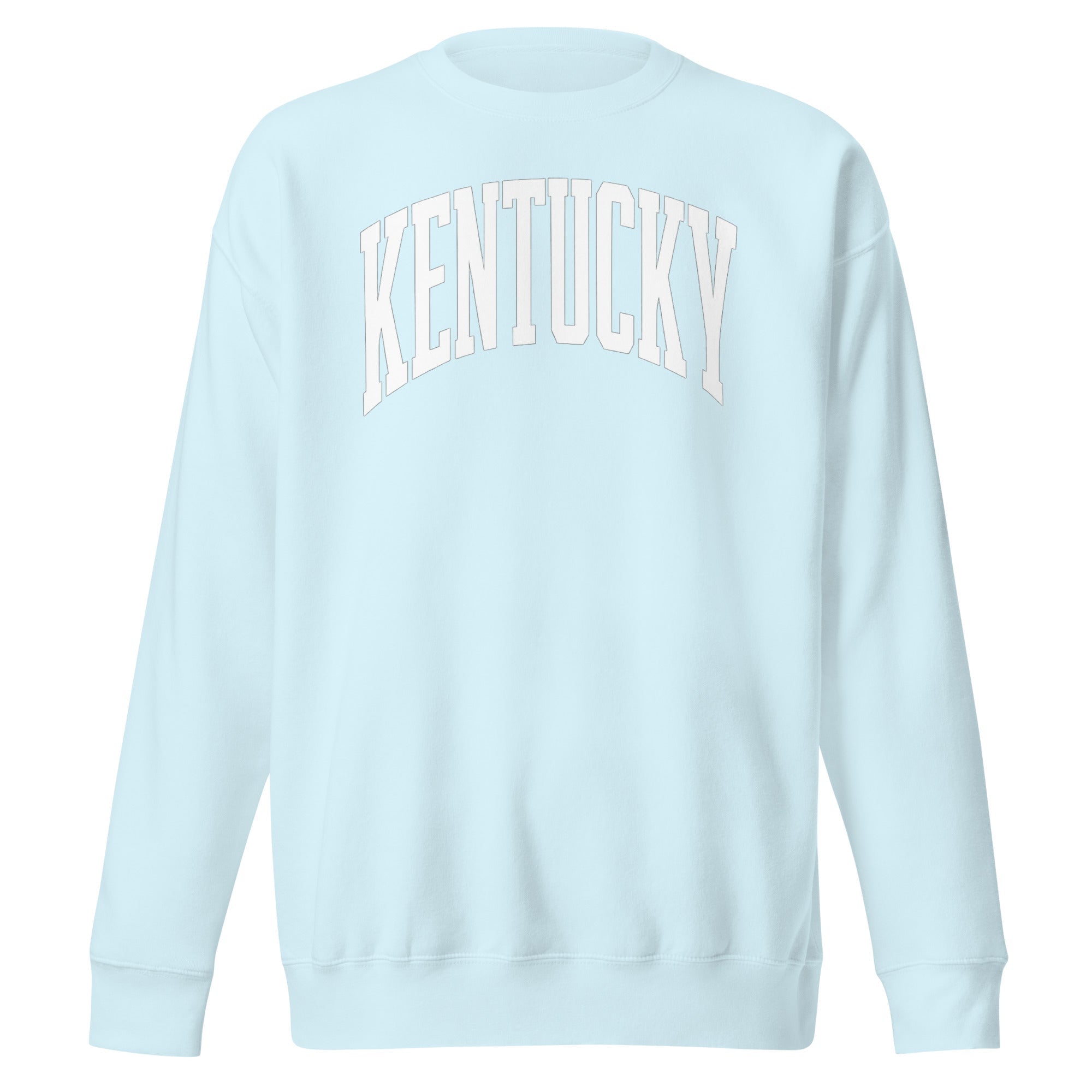 Kentucky White Arch Sweatshirt | Vintage Athletic Design - Bluegrass Elite Apparel LLC