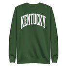 Kentucky White Arch Sweatshirt | Vintage Athletic Design - Bluegrass Elite Apparel LLC