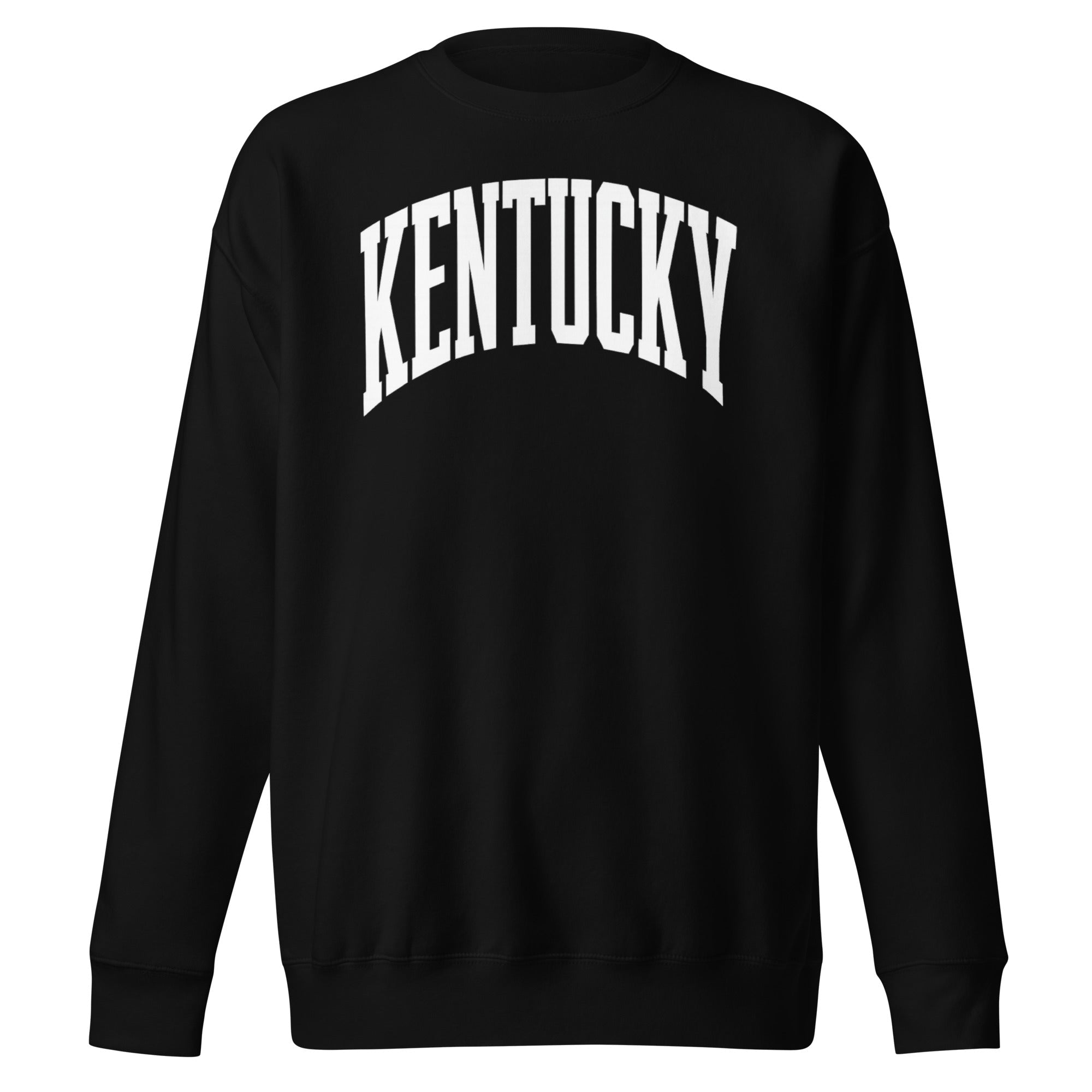 Kentucky White Arch Sweatshirt | Vintage Athletic Design - Bluegrass Elite Apparel LLC