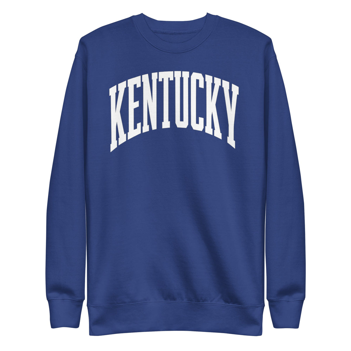 Kentucky White Arch Sweatshirt | Vintage Athletic Design - Bluegrass Elite Apparel LLC