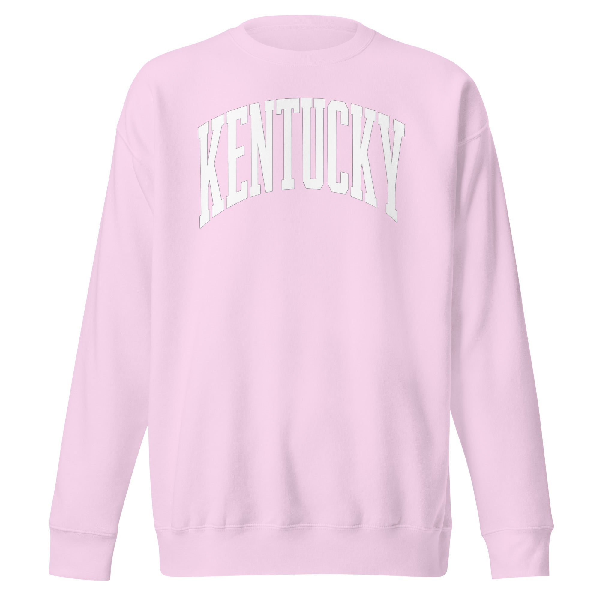 Kentucky White Arch Sweatshirt | Vintage Athletic Design - Bluegrass Elite Apparel LLC