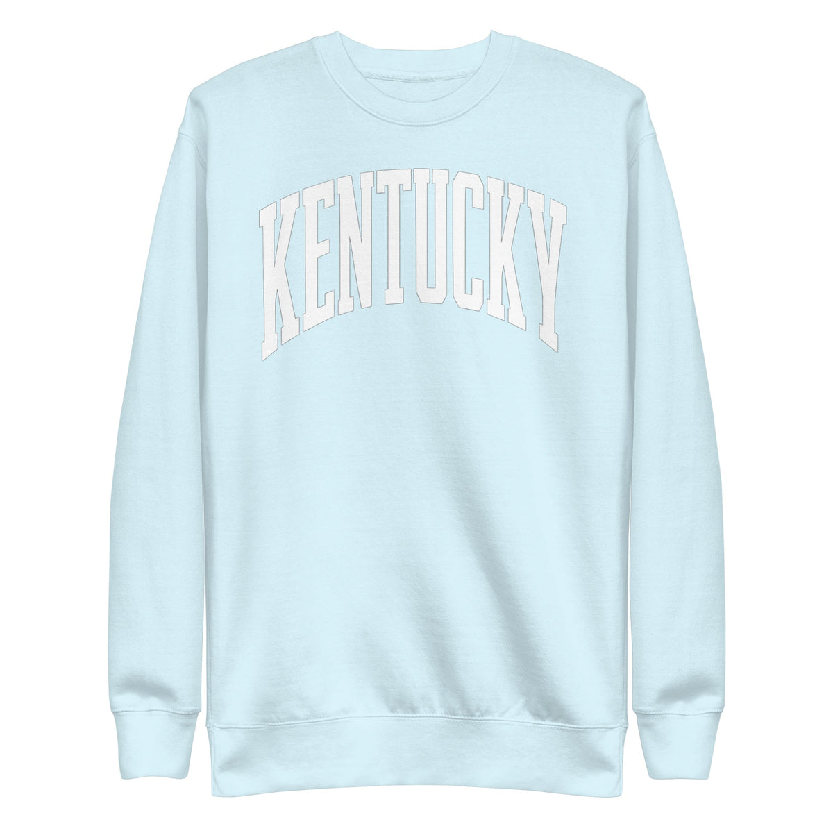 Kentucky White Arch Sweatshirt | Vintage Athletic Design - Bluegrass Elite Apparel LLC