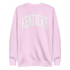 Kentucky White Arch Sweatshirt | Vintage Athletic Design - Bluegrass Elite Apparel LLC