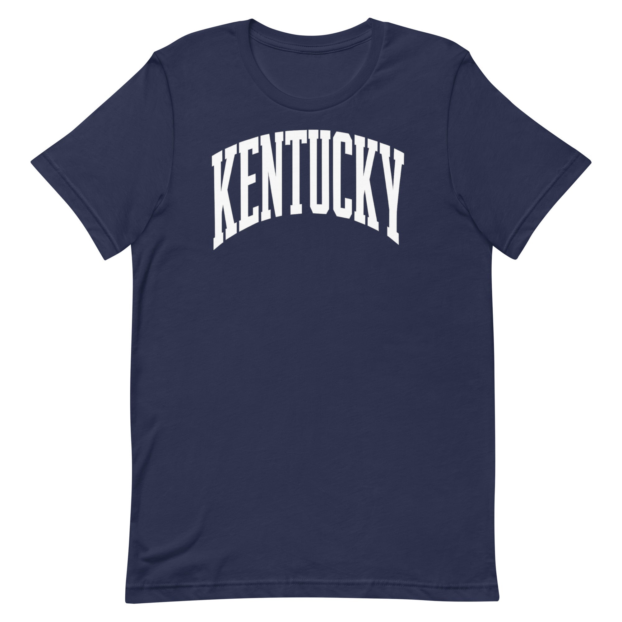 Kentucky White Arch Tee | Vintage Athletic Design | Classic - Bluegrass Elite Apparel LLC