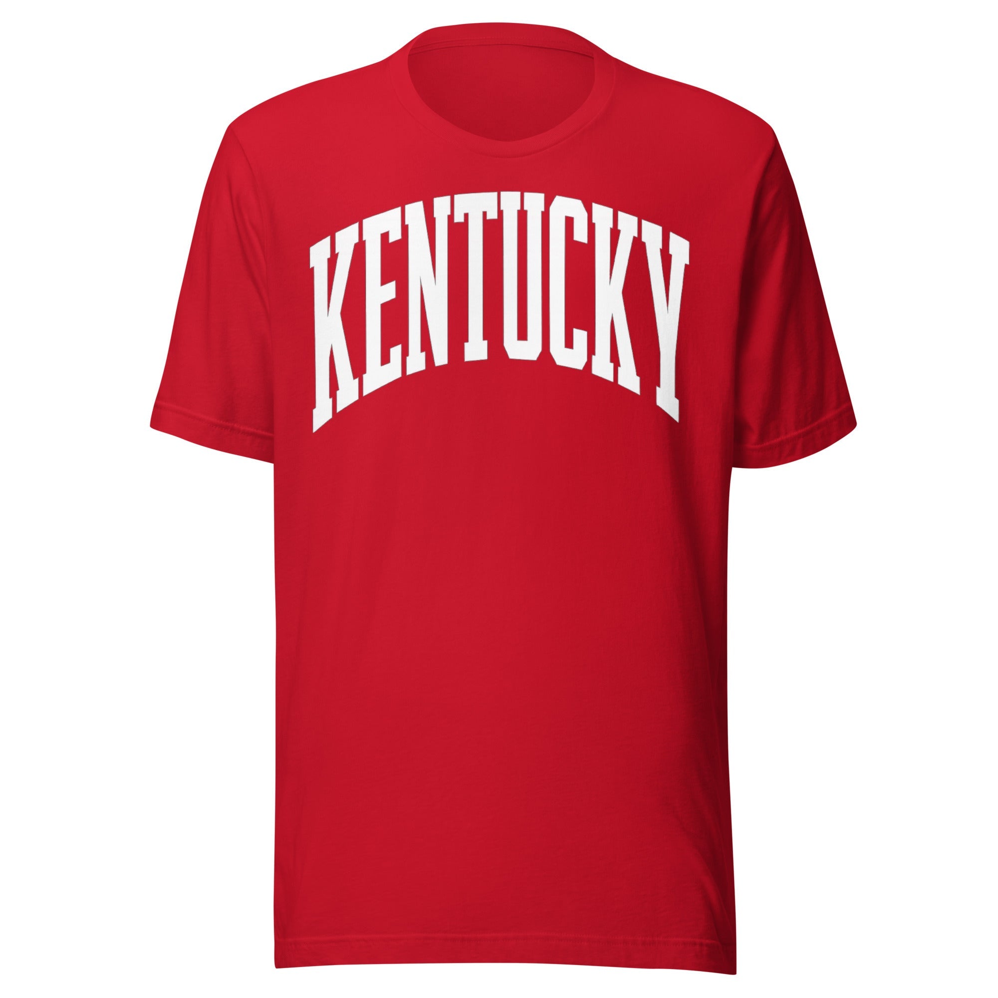 Kentucky White Arch Tee | Vintage Athletic Design | Classic - Bluegrass Elite Apparel LLC