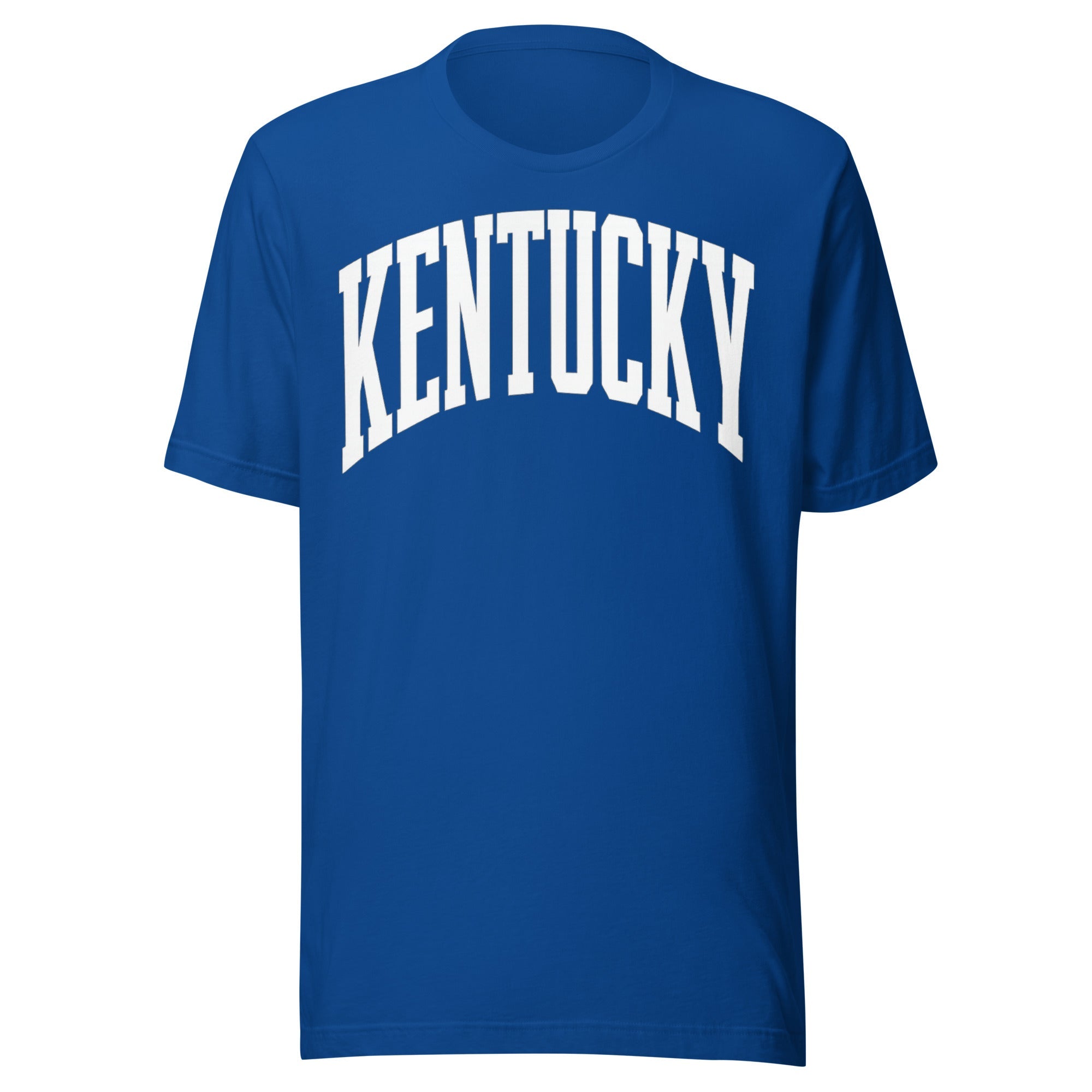 Kentucky White Arch Tee | Vintage Athletic Design | Classic - Bluegrass Elite Apparel LLC