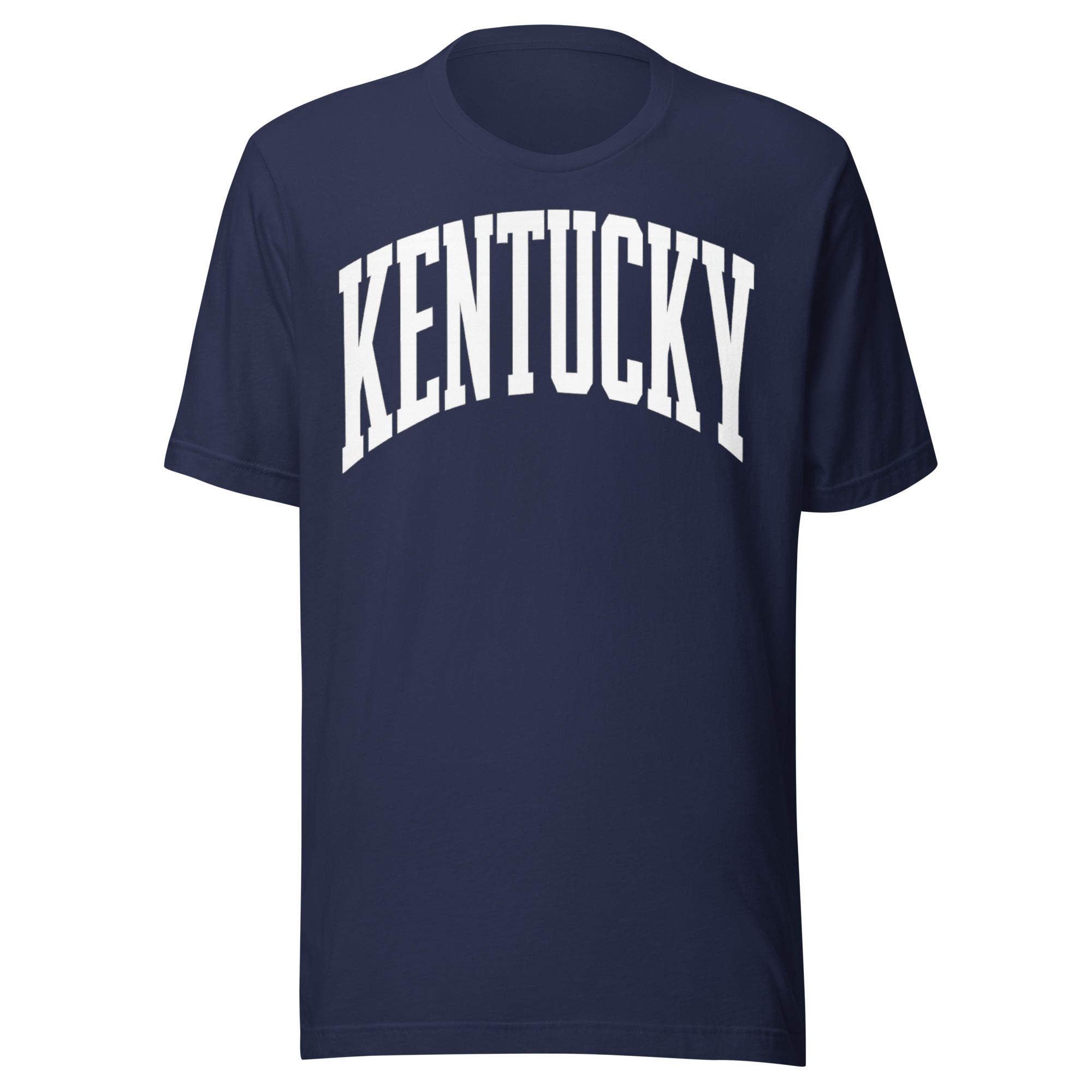 Kentucky White Arch Tee | Vintage Athletic Design | Classic - Bluegrass Elite Apparel LLC