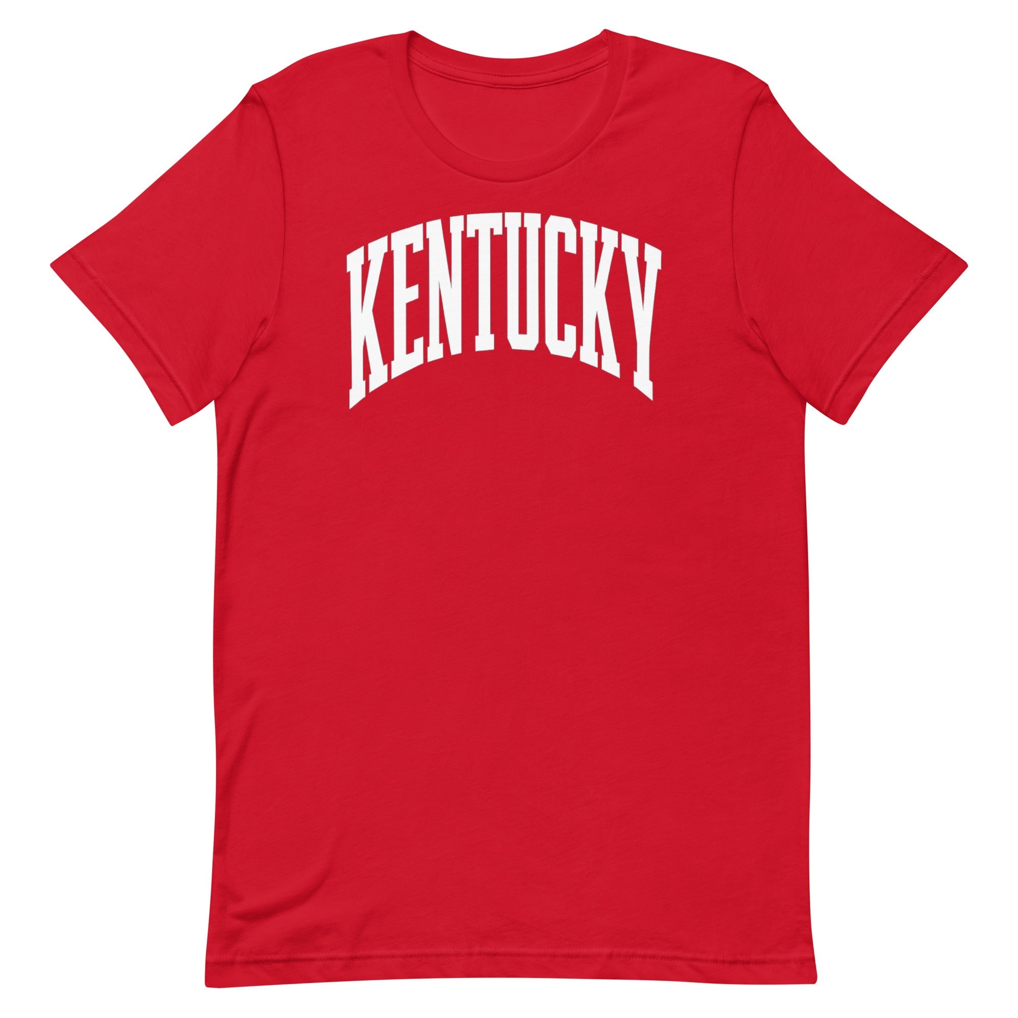 Kentucky White Arch Tee | Vintage Athletic Design | Classic - Bluegrass Elite Apparel LLC