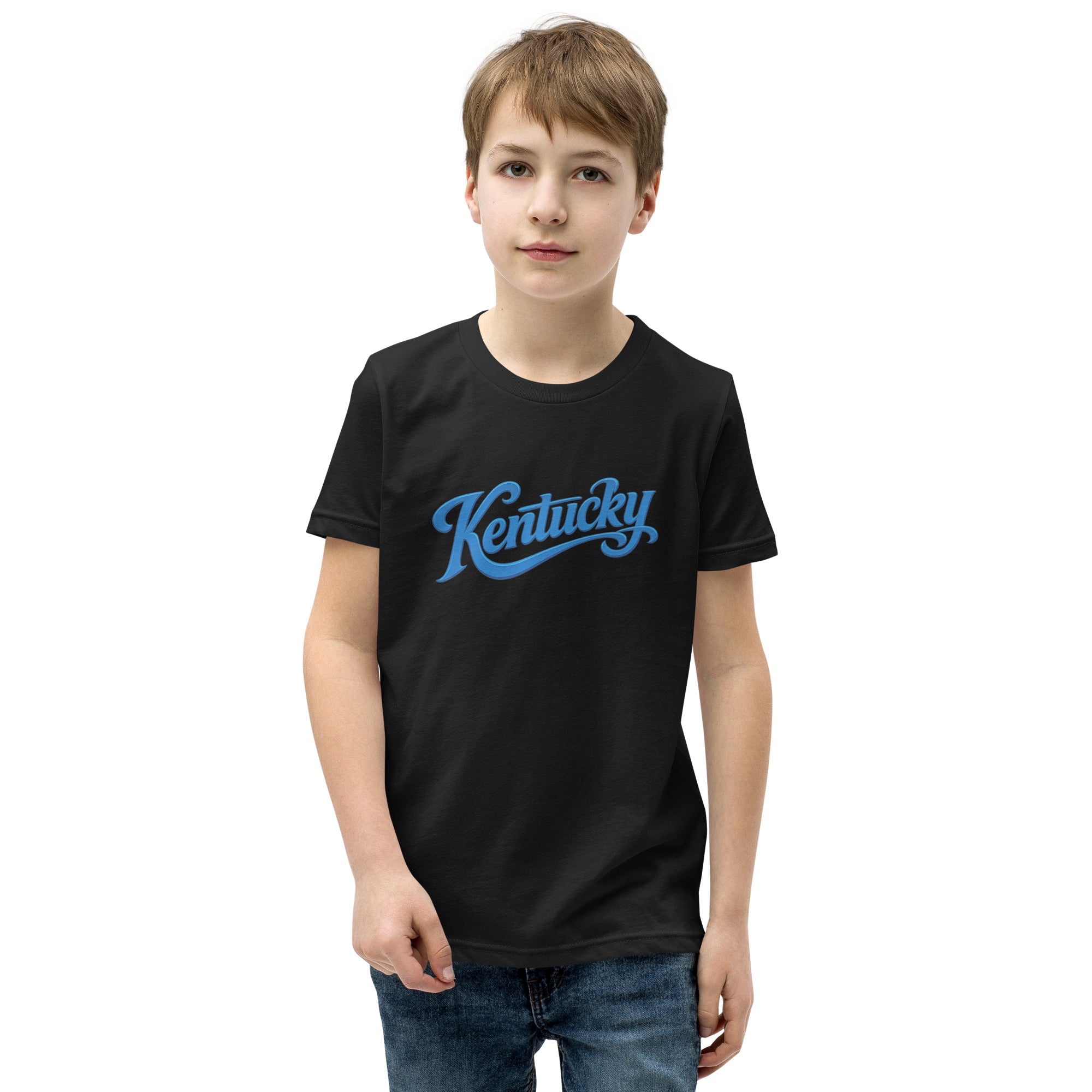Kentucky Youth T-Shirt | Simple Script Design | Classic Cotton - Bluegrass Elite Apparel LLC