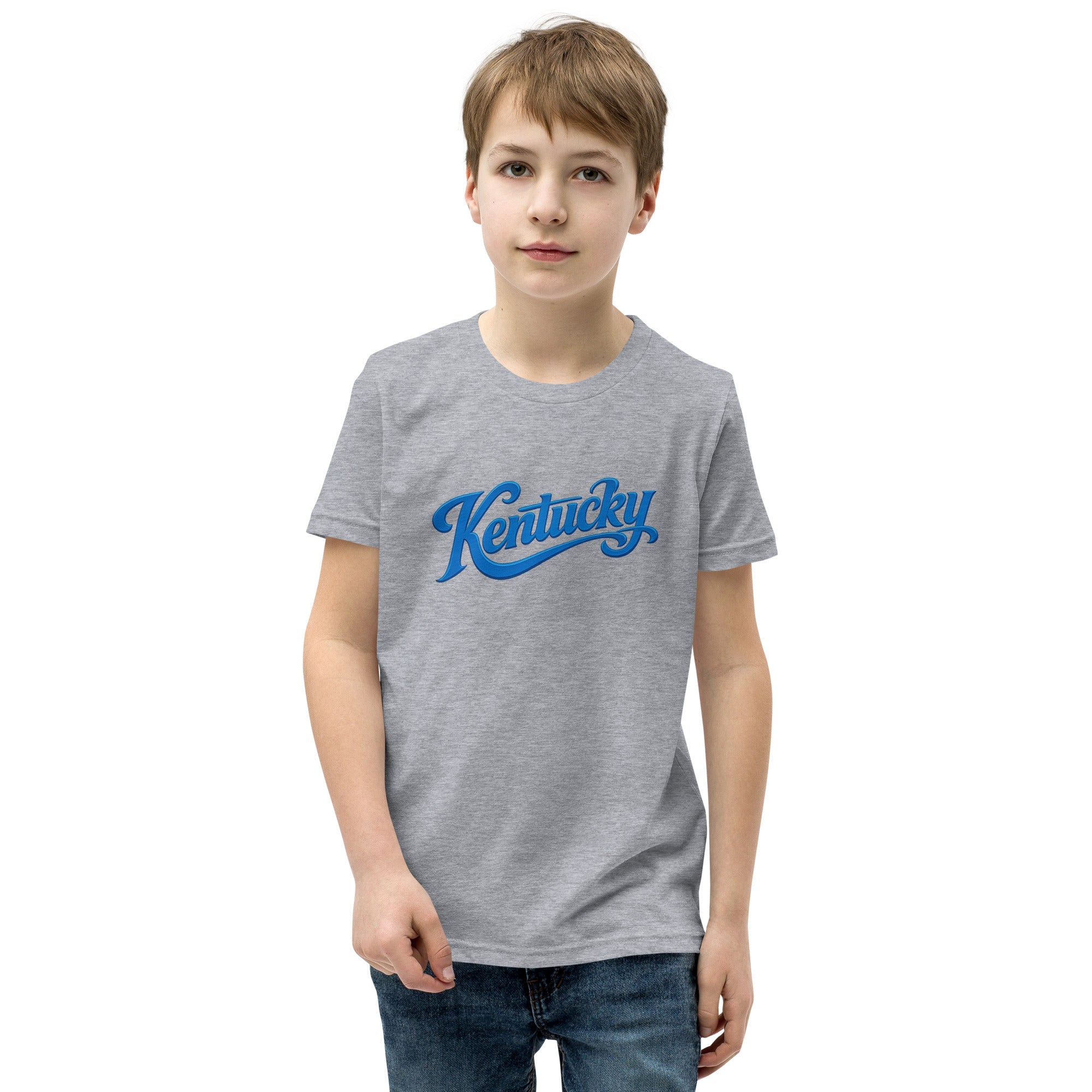 Kentucky Youth T-Shirt | Simple Script Design | Classic Cotton - Bluegrass Elite Apparel LLC