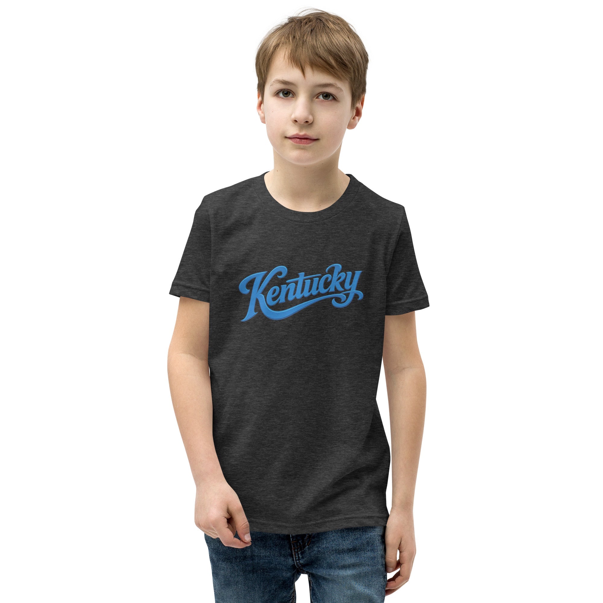 Kentucky Youth T-Shirt | Simple Script Design | Classic Cotton - Bluegrass Elite Apparel LLC