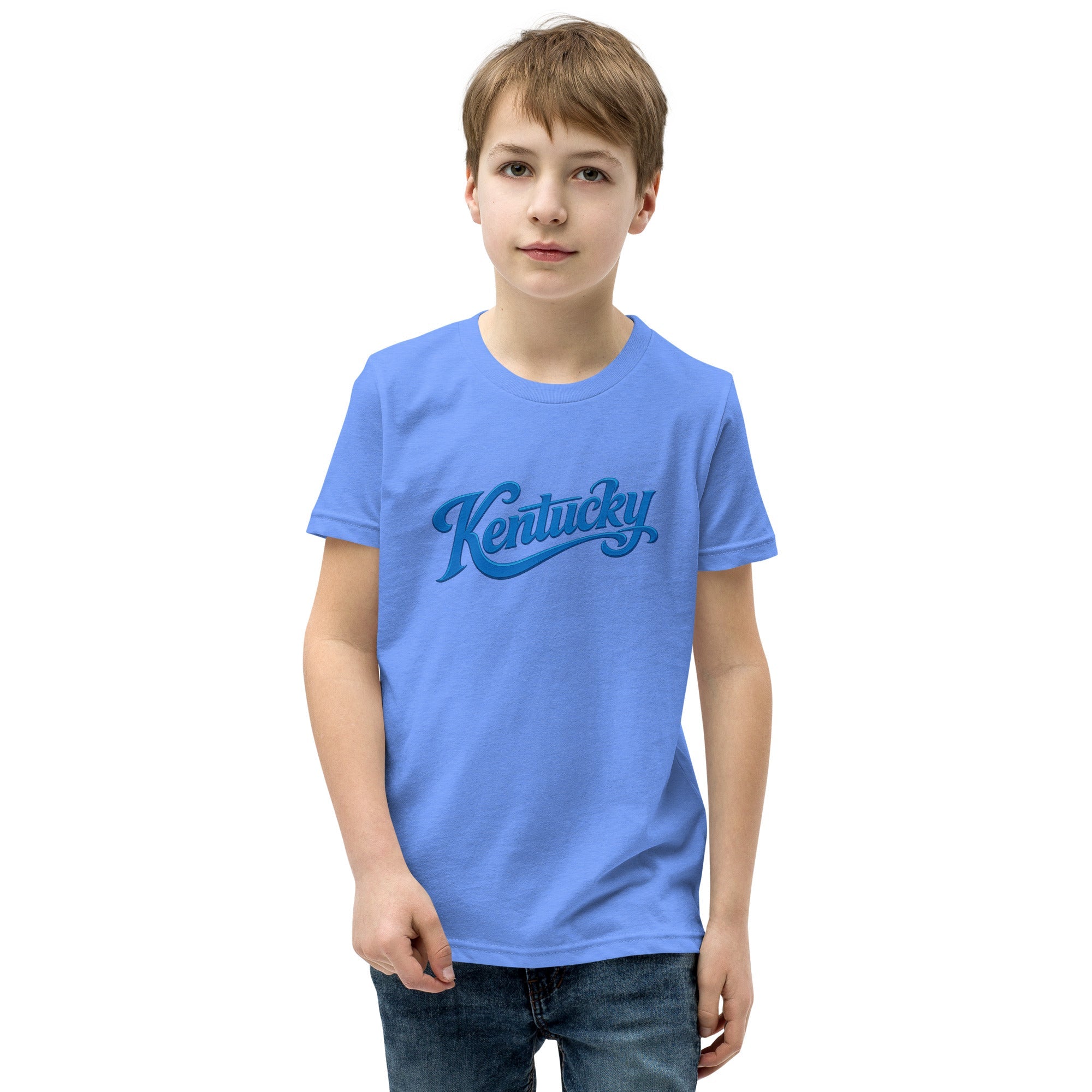Kentucky Youth T-Shirt | Simple Script Design | Classic Cotton - Bluegrass Elite Apparel LLC