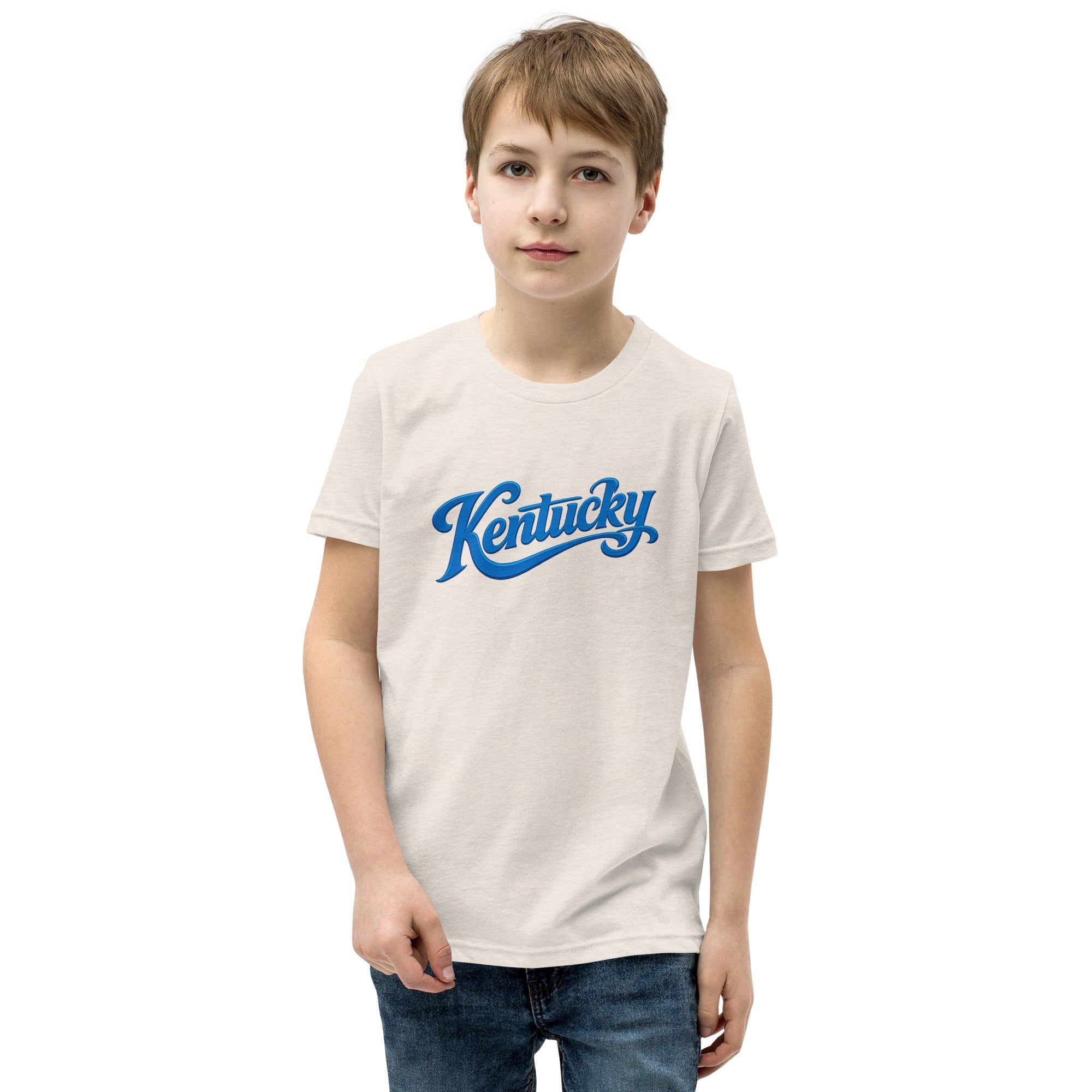 Kentucky Youth T-Shirt | Simple Script Design | Classic Cotton - Bluegrass Elite Apparel LLC