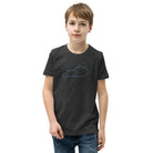 Kentucky Youth T-Shirt | State Outline Design | Classic Cotton - Bluegrass Elite Apparel LLC