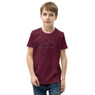 Kentucky Youth T-Shirt | State Outline Design | Classic Cotton - Bluegrass Elite Apparel LLC