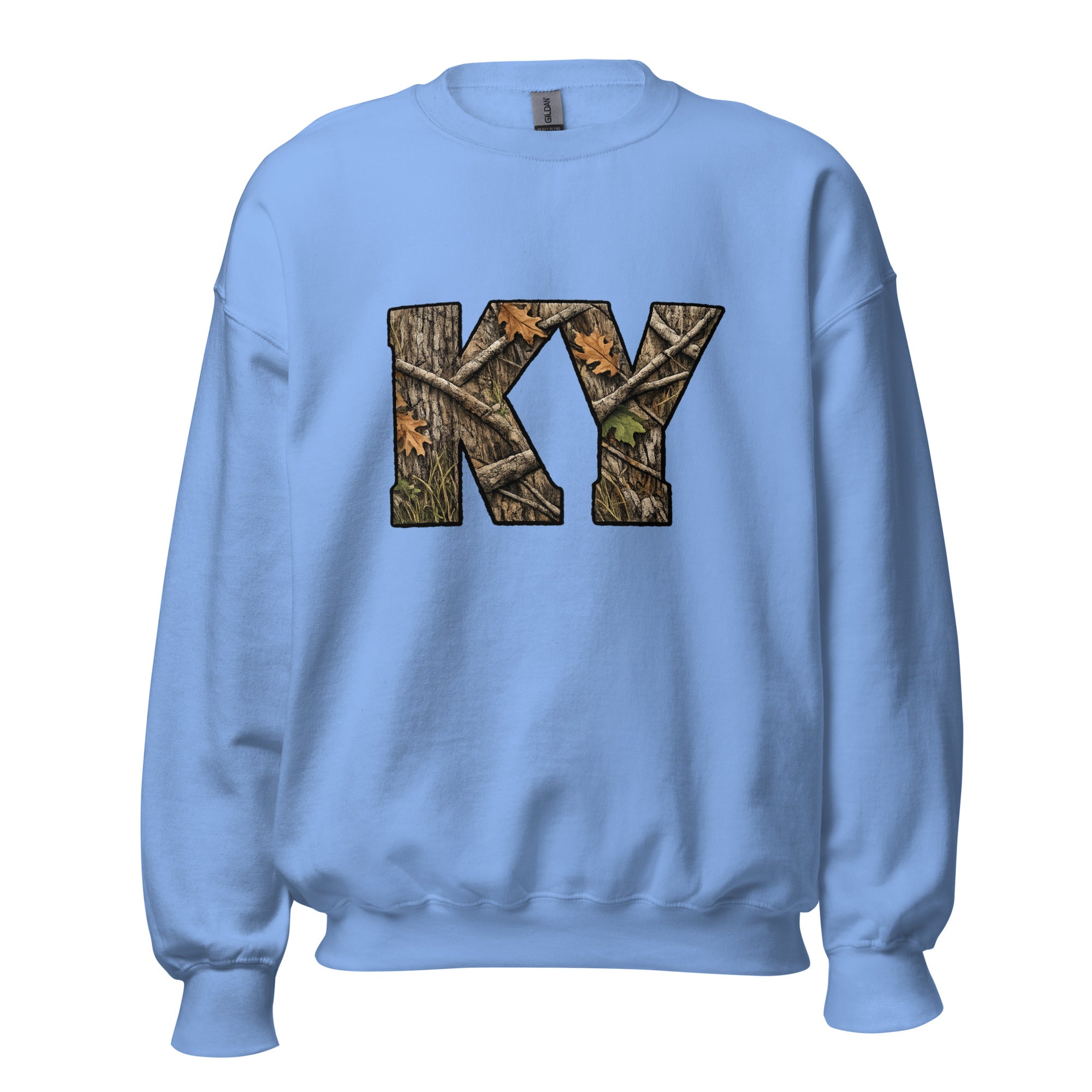 KY Camo Sweatshirt | Mossy Oak Word Art | Outdoor Style - Bluegrass Elite Apparel LLC