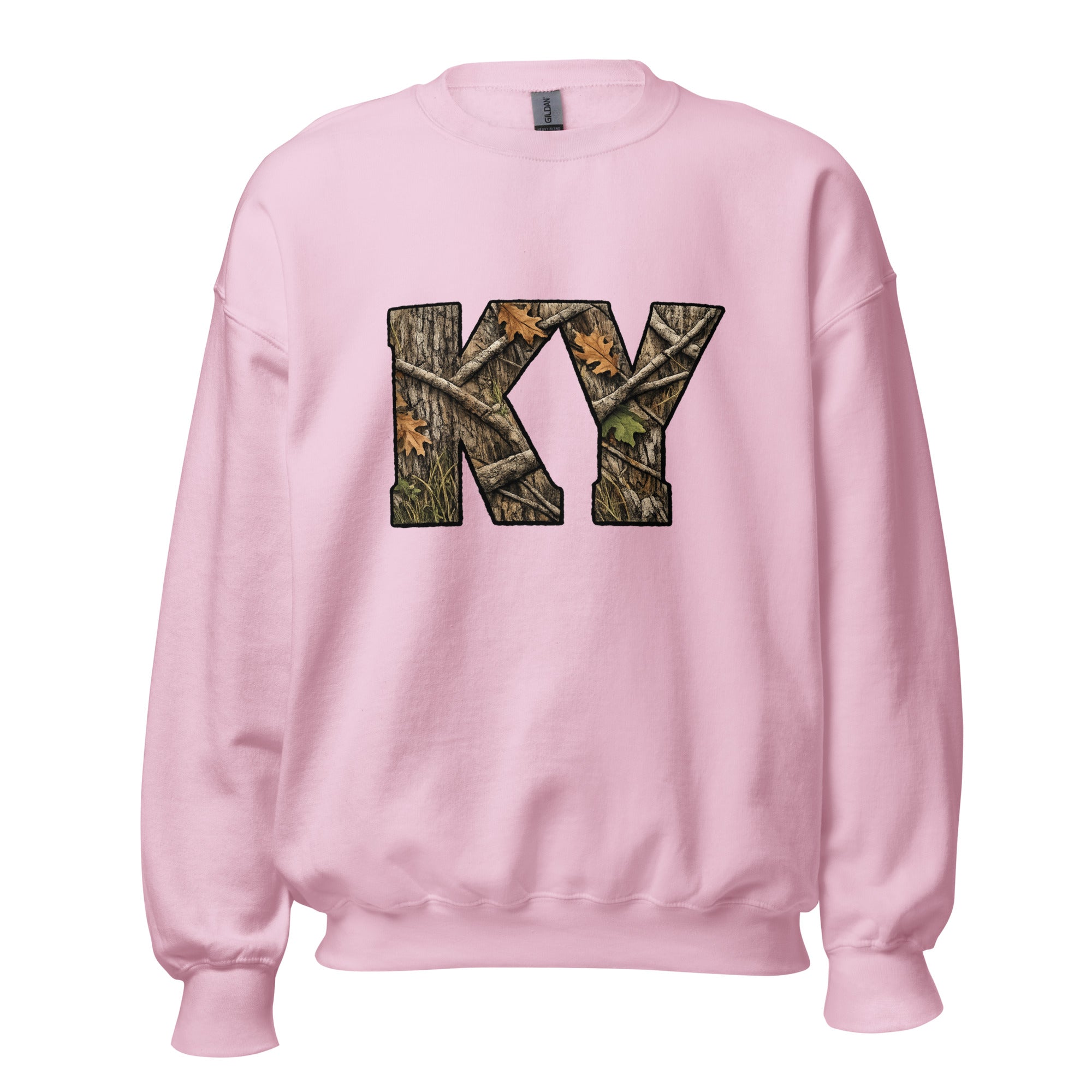 KY Camo Sweatshirt | Mossy Oak Word Art | Outdoor Style - Bluegrass Elite Apparel LLC