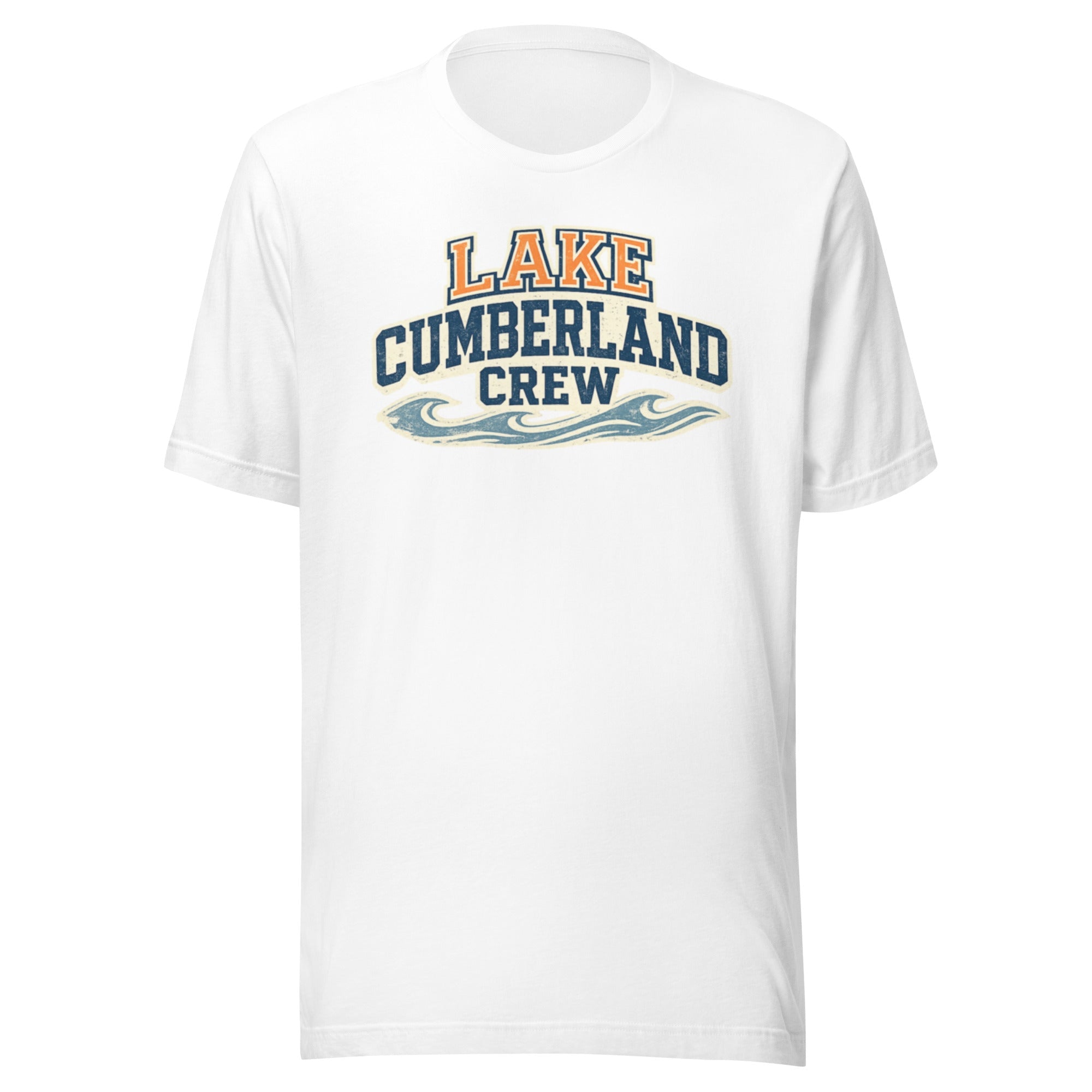 Lake Cumberland Crew Shirt | Vintage Collegiate Wave Design | Classic - Bluegrass Elite Apparel LLC