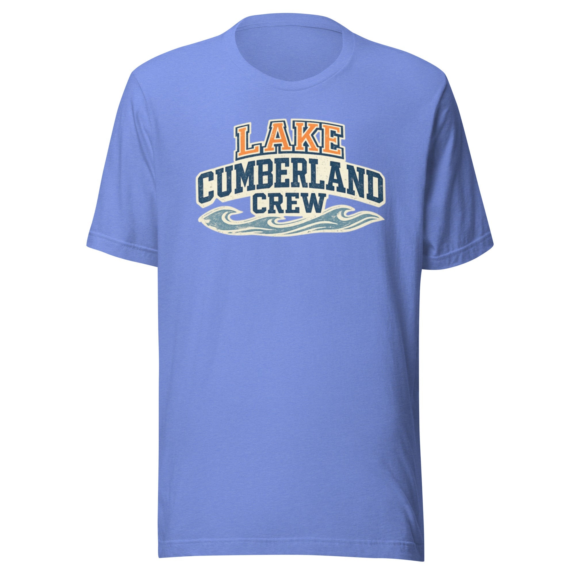 Lake Cumberland Crew Shirt | Vintage Collegiate Wave Design | Classic - Bluegrass Elite Apparel LLC