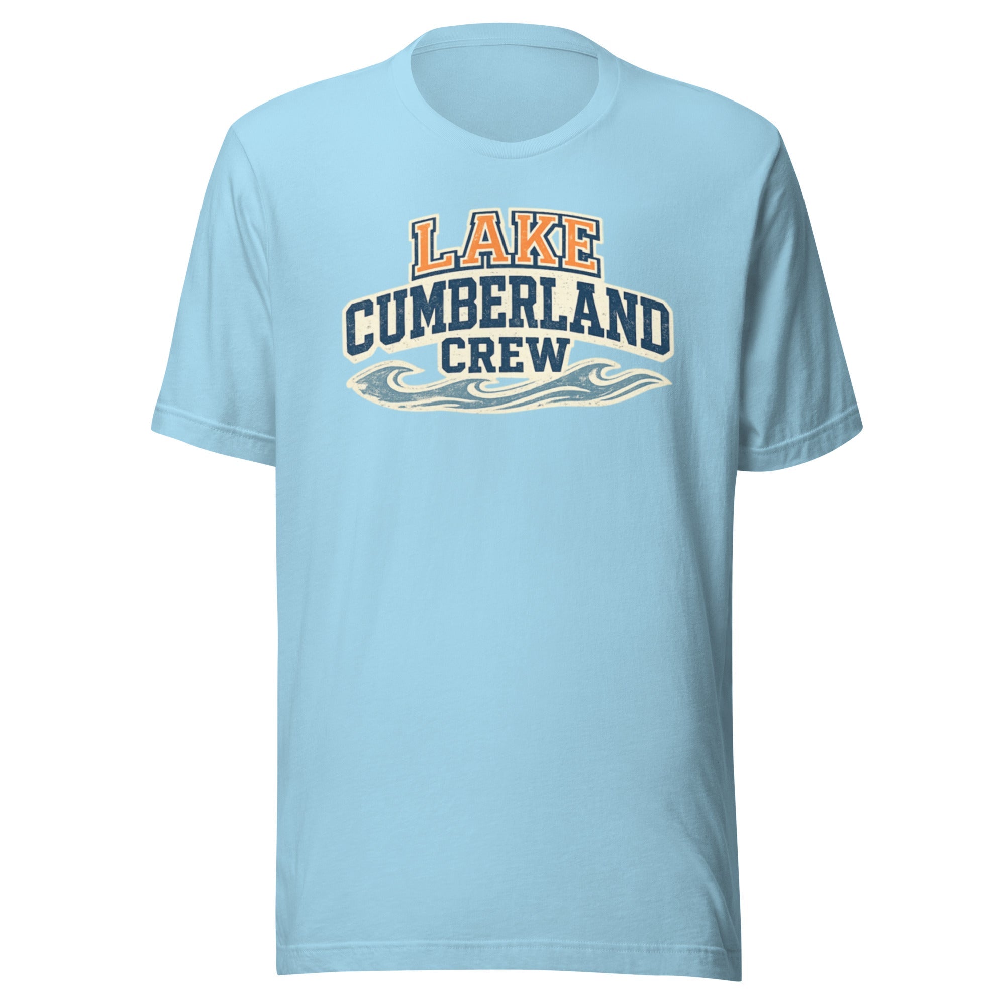 Lake Cumberland Crew Shirt | Vintage Collegiate Wave Design | Classic - Bluegrass Elite Apparel LLC