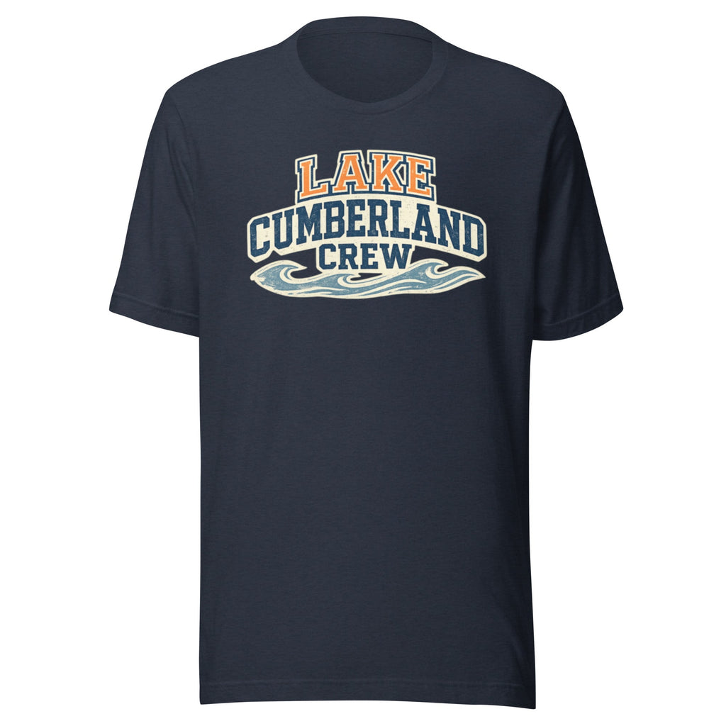 Lake Cumberland Crew Shirt | Vintage Collegiate Wave Design | Classic - Bluegrass Elite Apparel LLC
