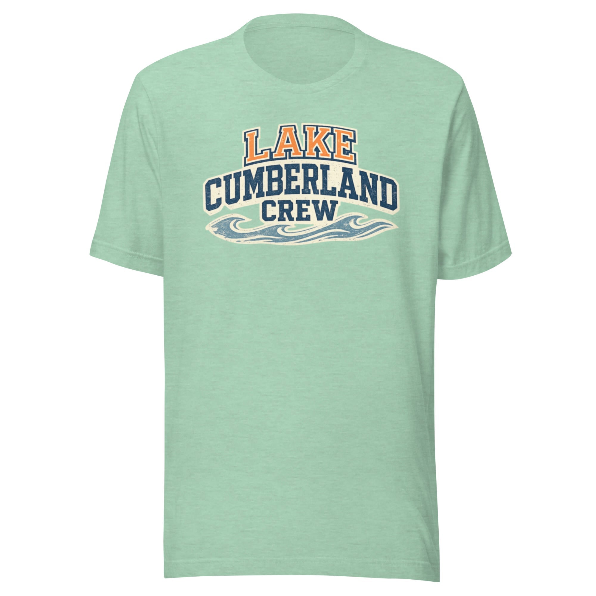 Lake Cumberland Crew Shirt | Vintage Collegiate Wave Design | Classic - Bluegrass Elite Apparel LLC